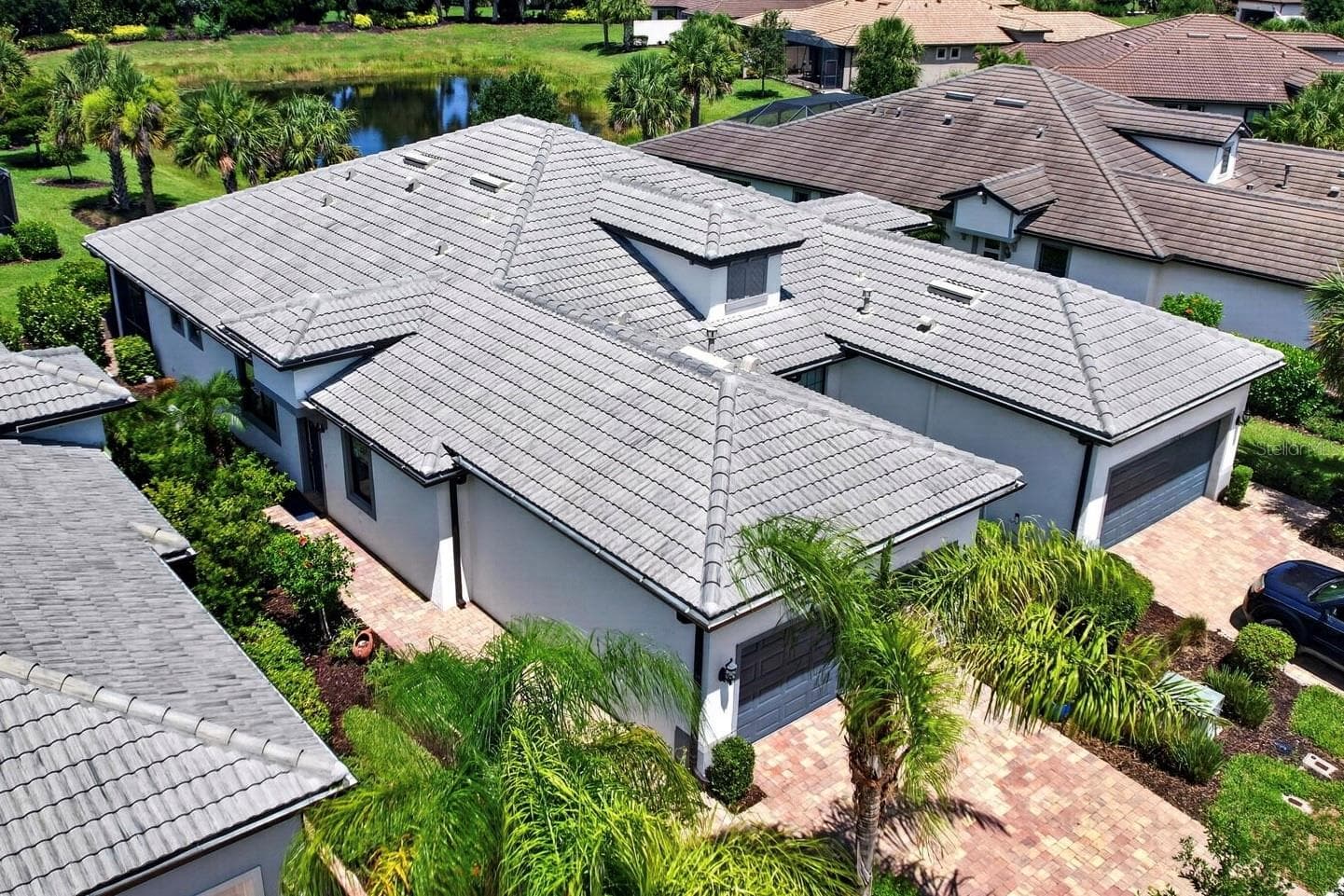 Front aerial view - 12287 MYRTLE BAY CT, SARASOTA