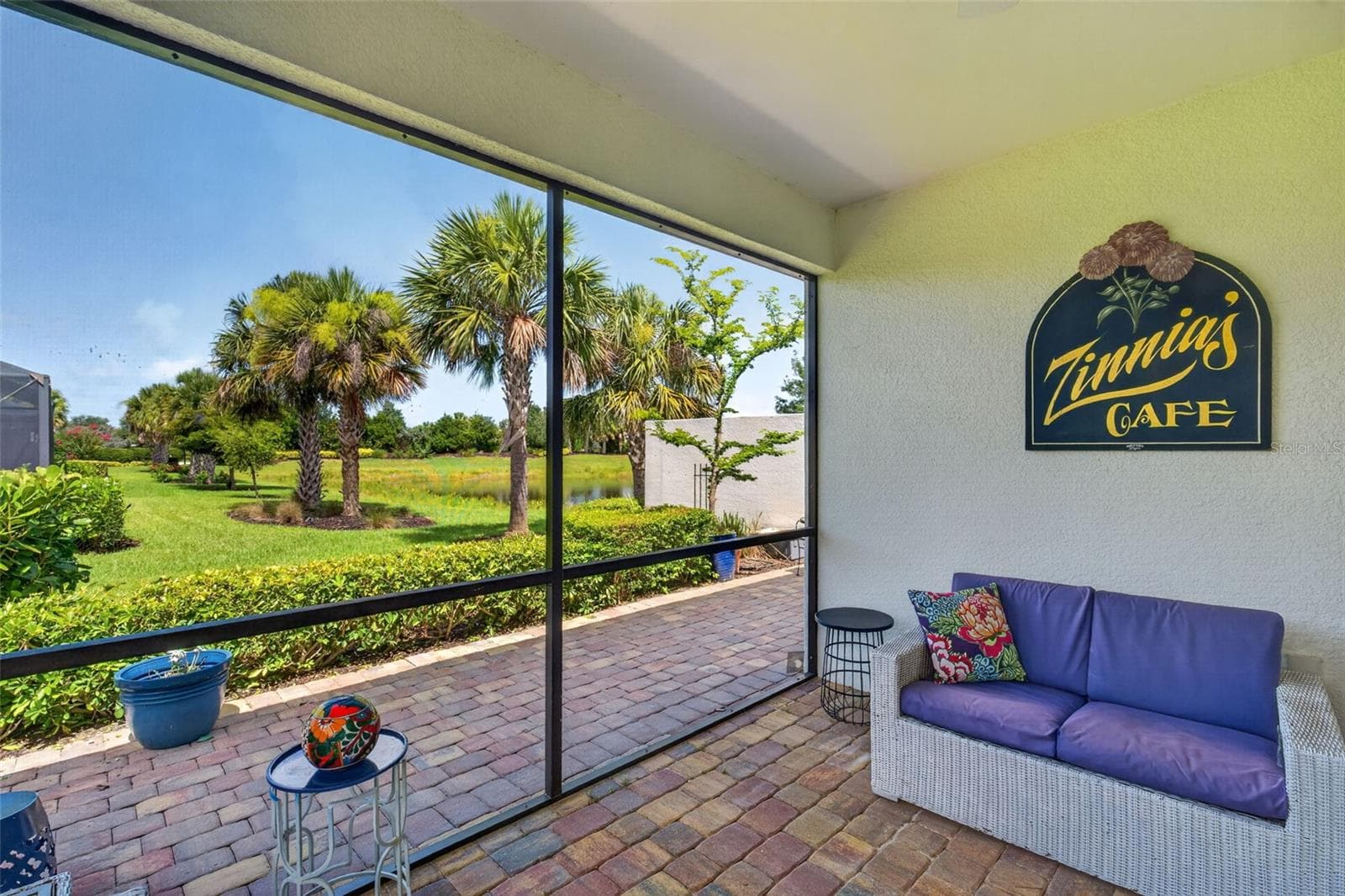 Screened lanai - 12287 MYRTLE BAY CT, SARASOTA