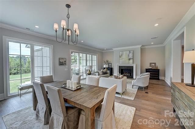 Dining AreaCourtesy of Simonini Homes - 6510 Sharon Hills Road, Charlotte