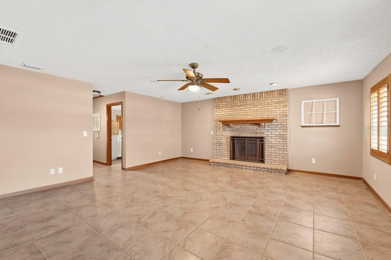 Virtually staged Living room - 8699 SE 12TH CT, OCALA