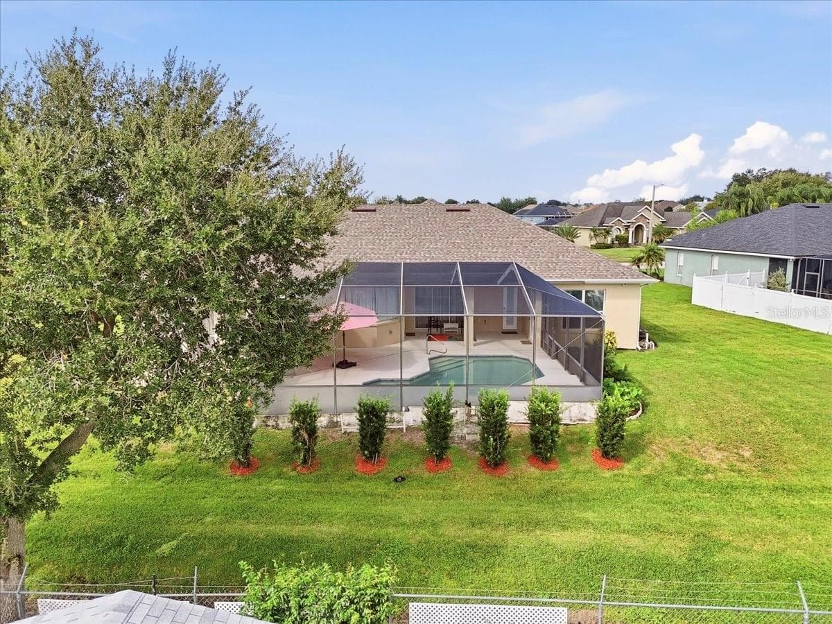 Aerial Back - 7380 BENT GRASS DR, WINTER HAVEN