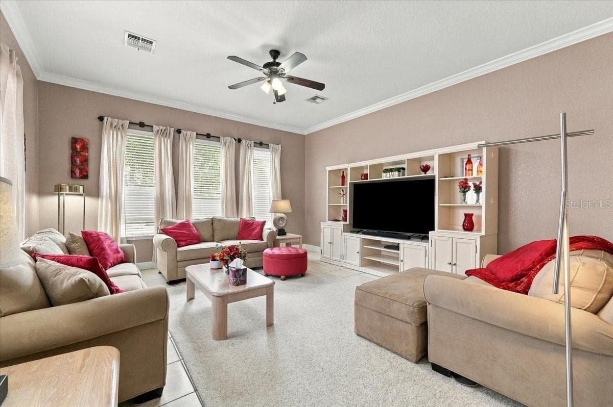 Living Area - 7380 BENT GRASS DR, WINTER HAVEN
