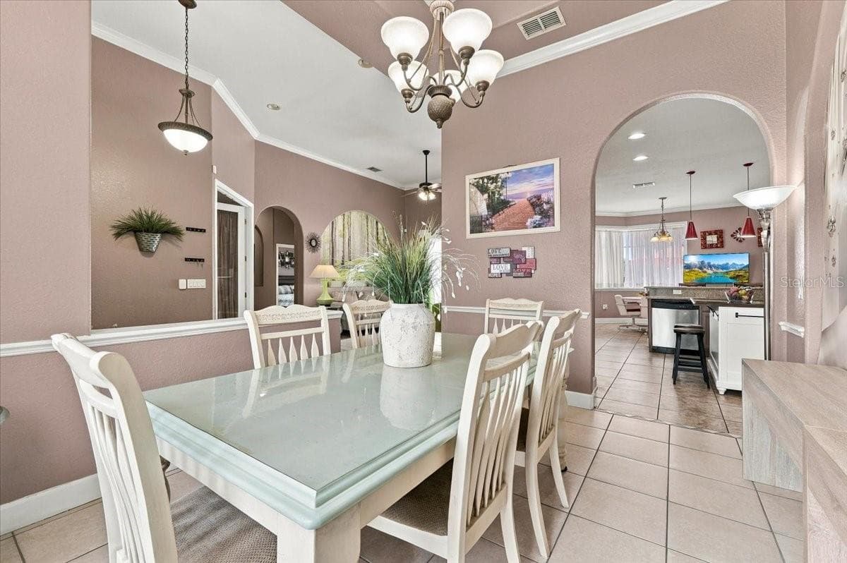 Dining Area - 7380 BENT GRASS DR, WINTER HAVEN