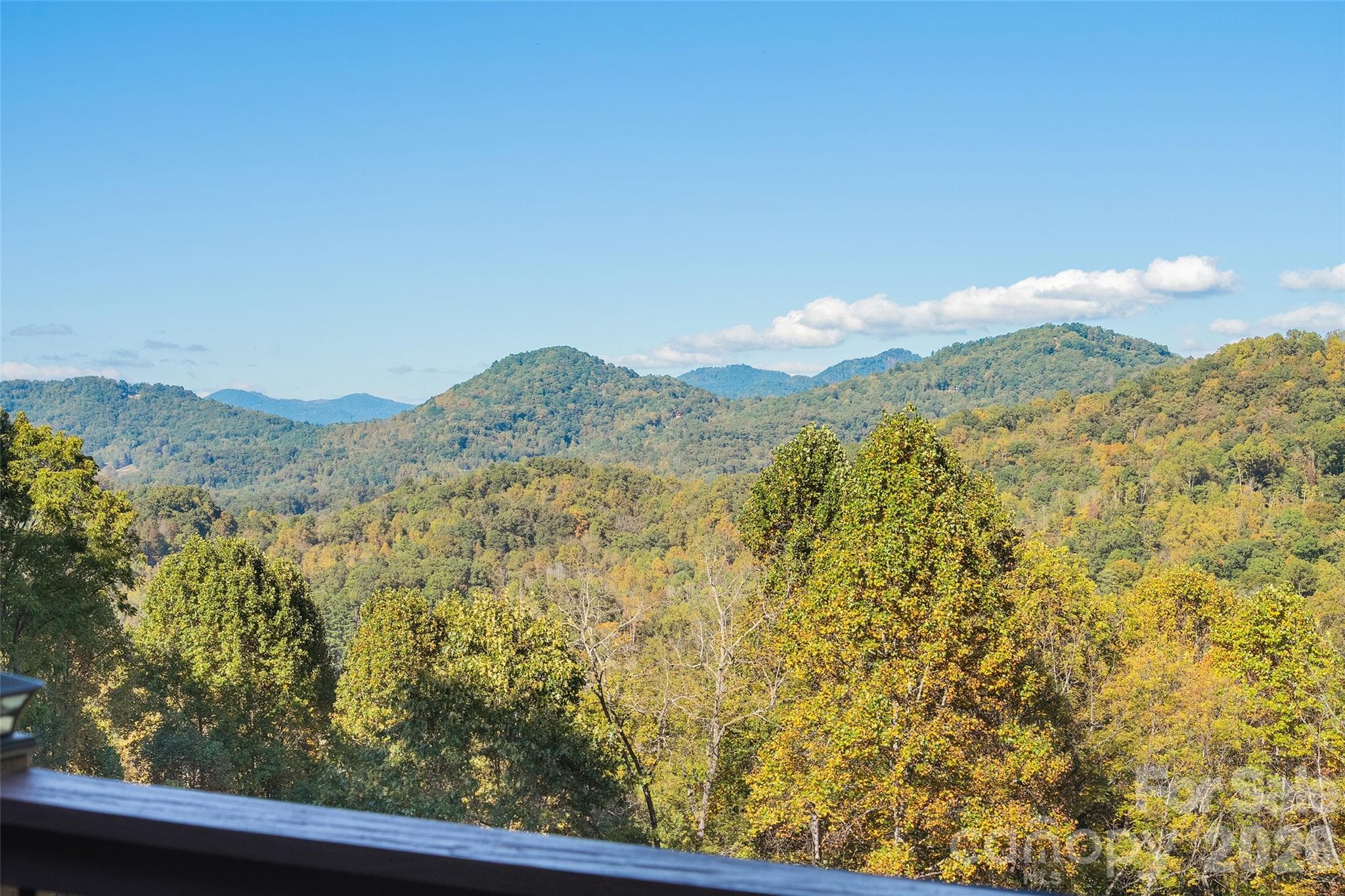 Enjoy breathtaking long-range mountain views from this private retreat. - 124 Borges Lane, Waynesville