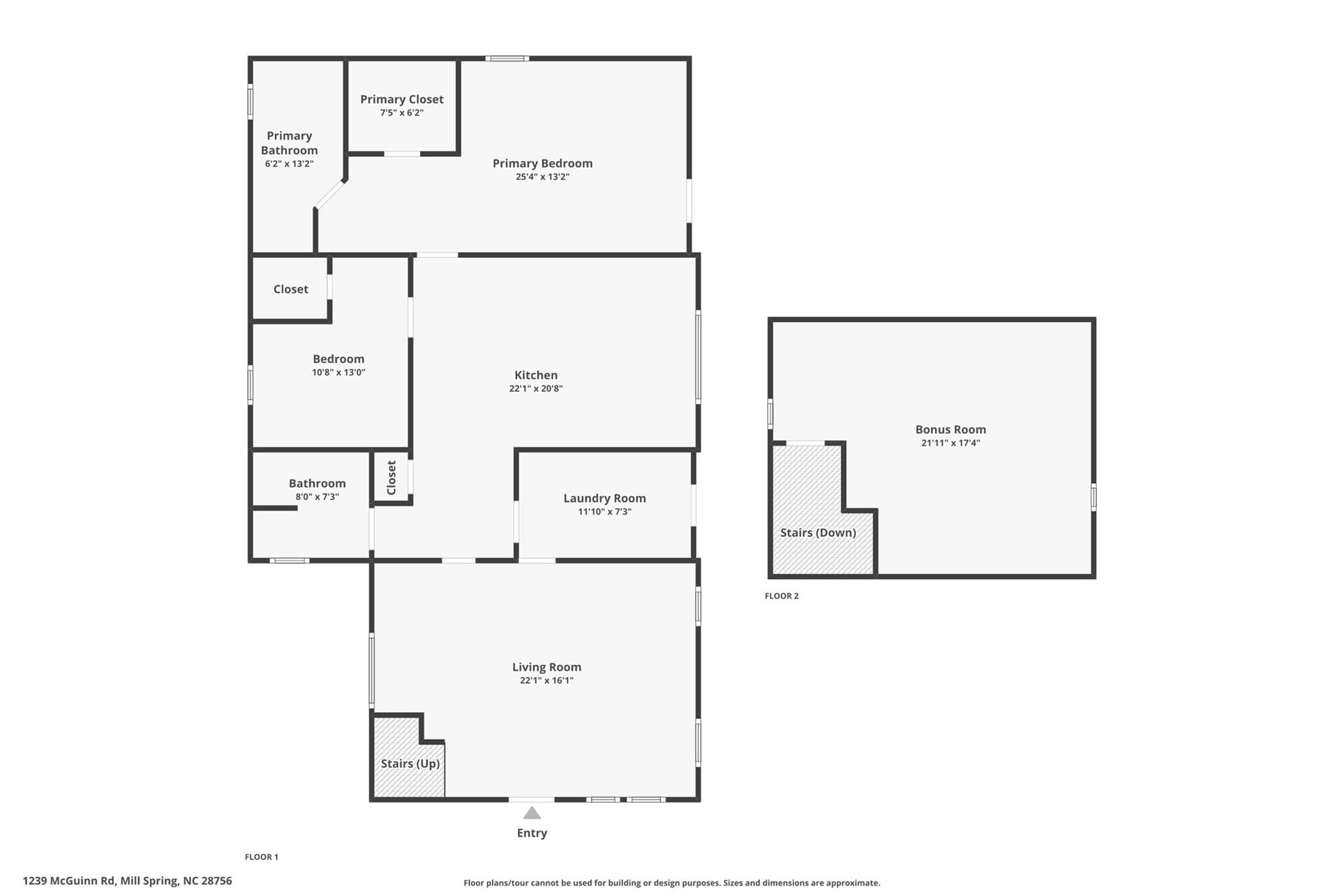 Floor Plan - 1239 W McGuinn Road, Mill Spring