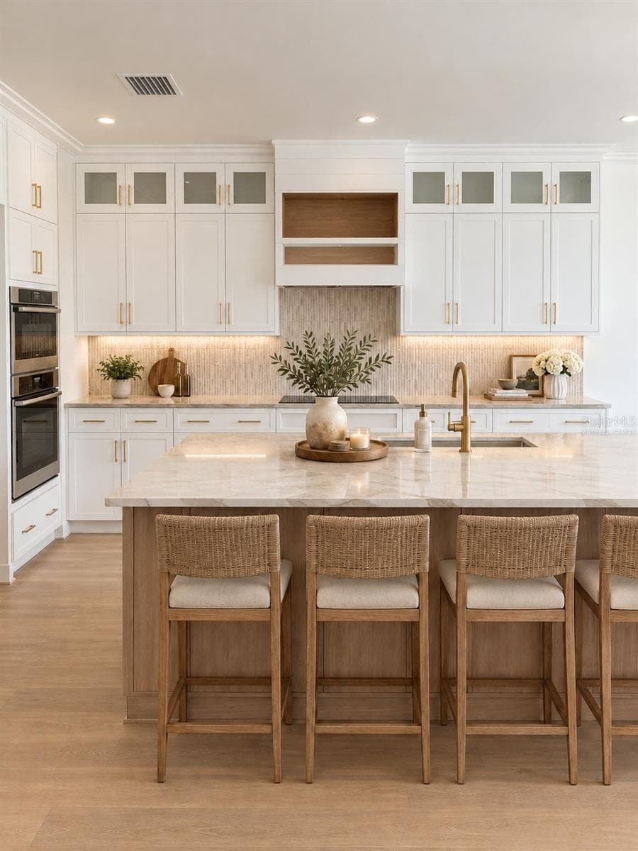 Virtually Staged Kitchen - 4903 COMMONWEALTH DR, SARASOTA