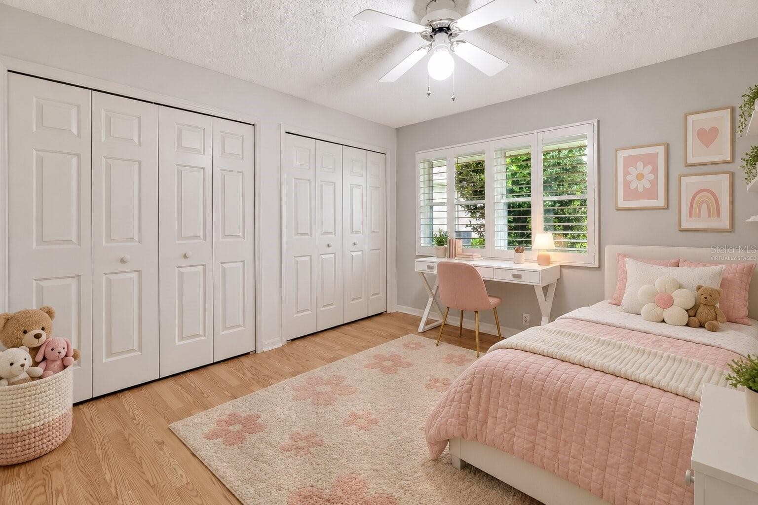 Third Bedroom Virtually Staged as Kid's Room - 5124 LINKS LN, LEESBURG