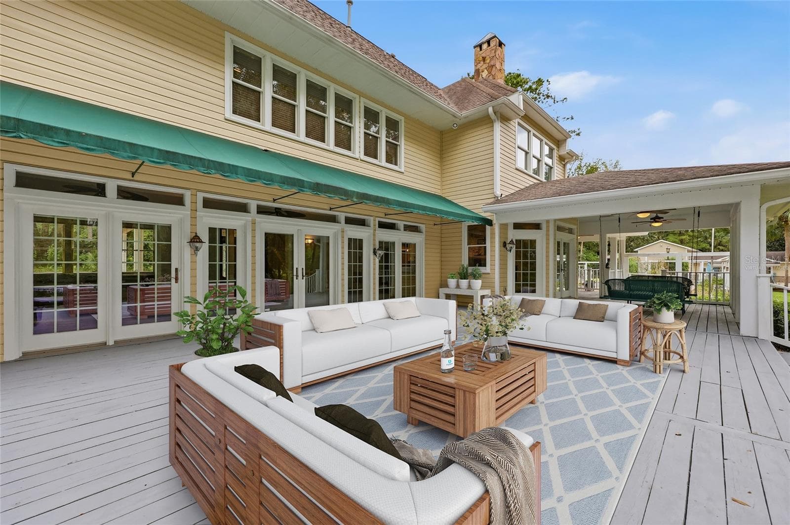 Virtually Staged Open Air Deck - 6109 NW 60TH PL, GAINESVILLE