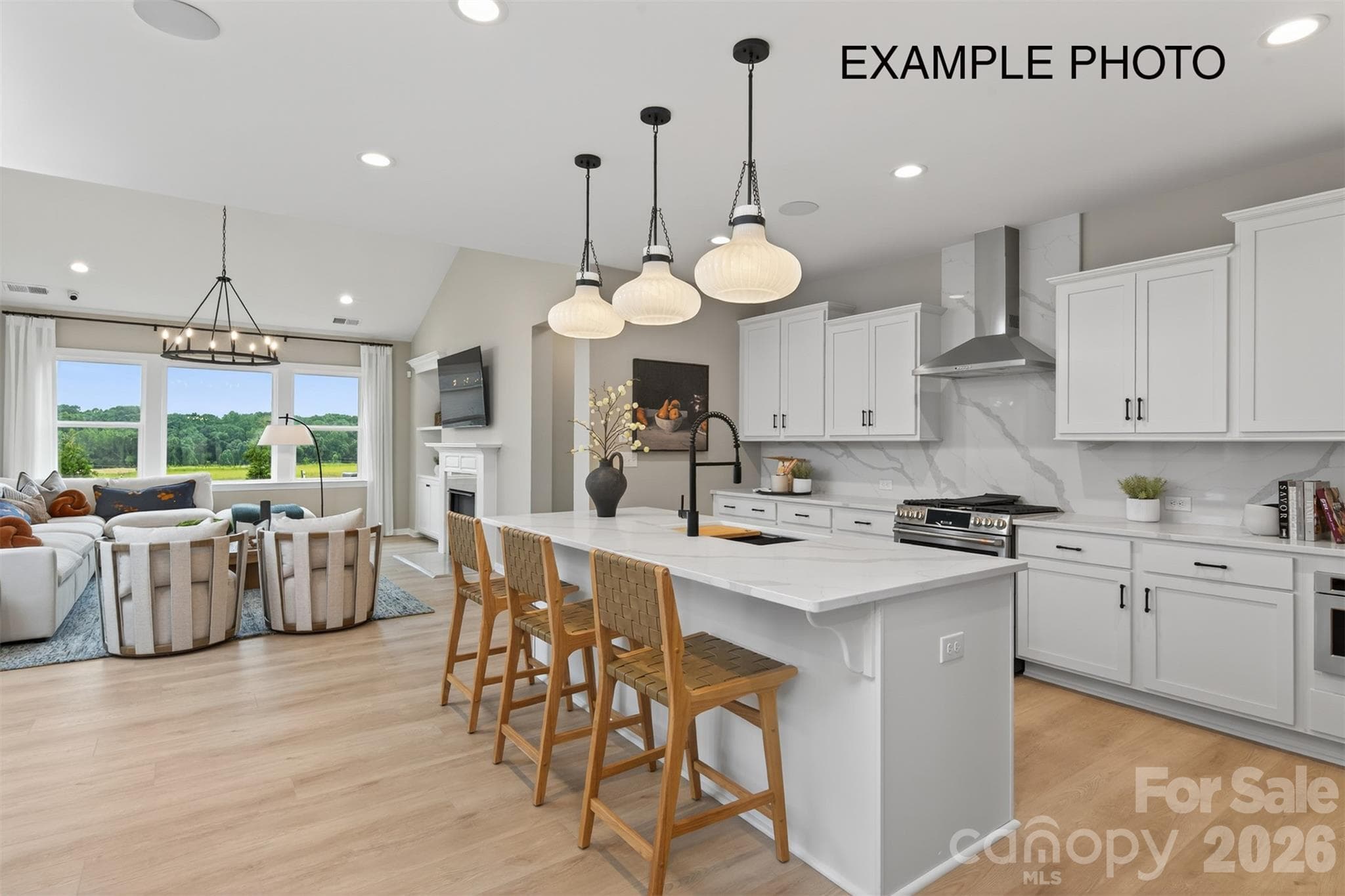Example Photo - Kitchen/Family Room - 2028 Sabra Street, Gastonia