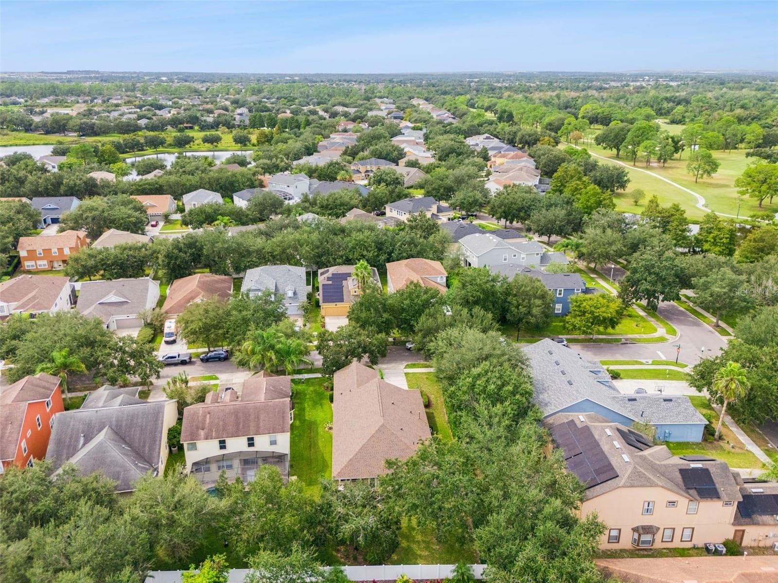 Aerial View - 4827 FLINT RD, WINDERMERE