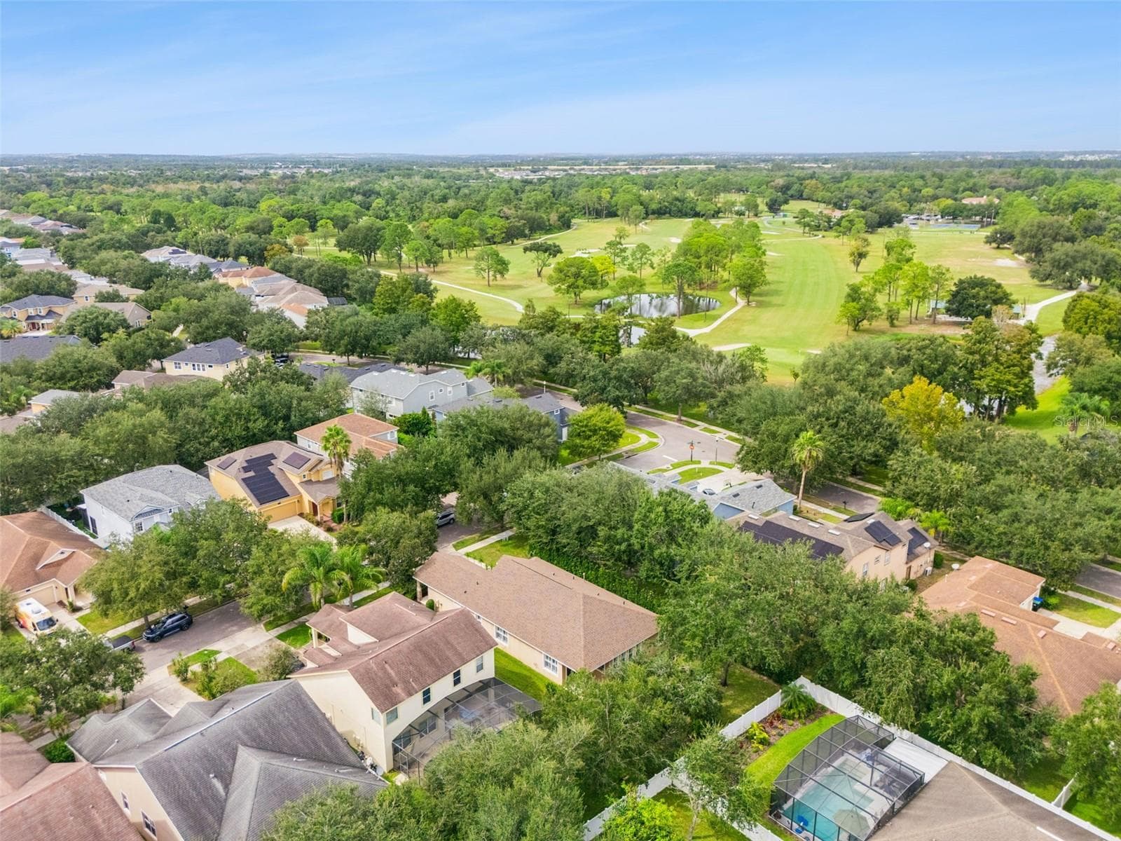 Aerial View - 4827 FLINT RD, WINDERMERE