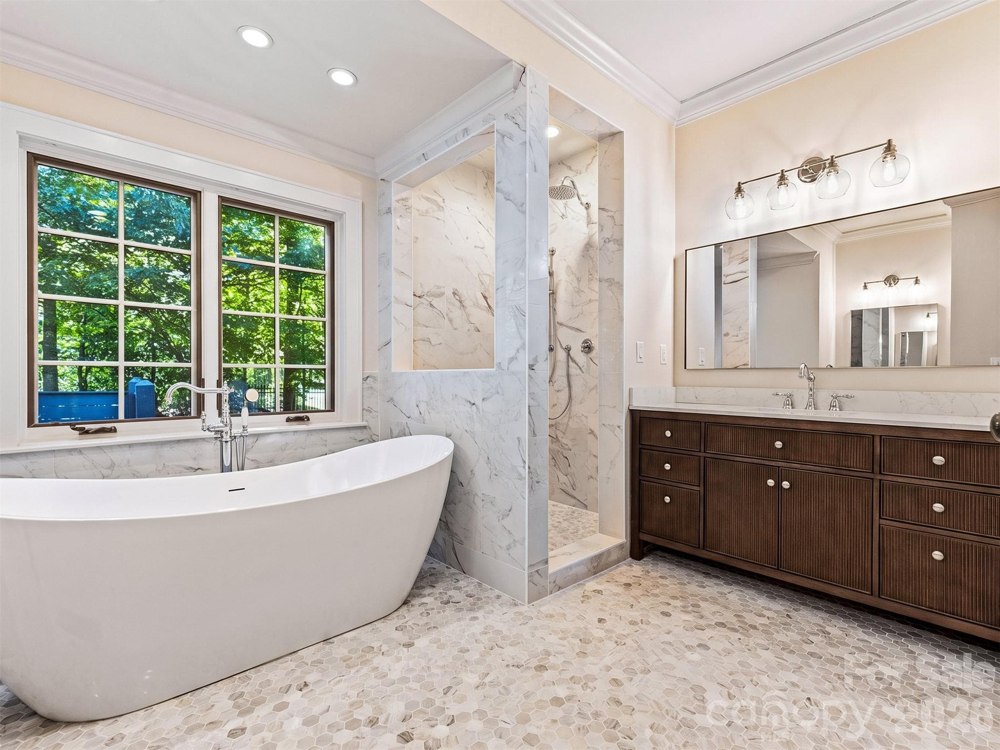 Newly updated Primary Bathroom - 907 Kells Blue Court, Biltmore Lake