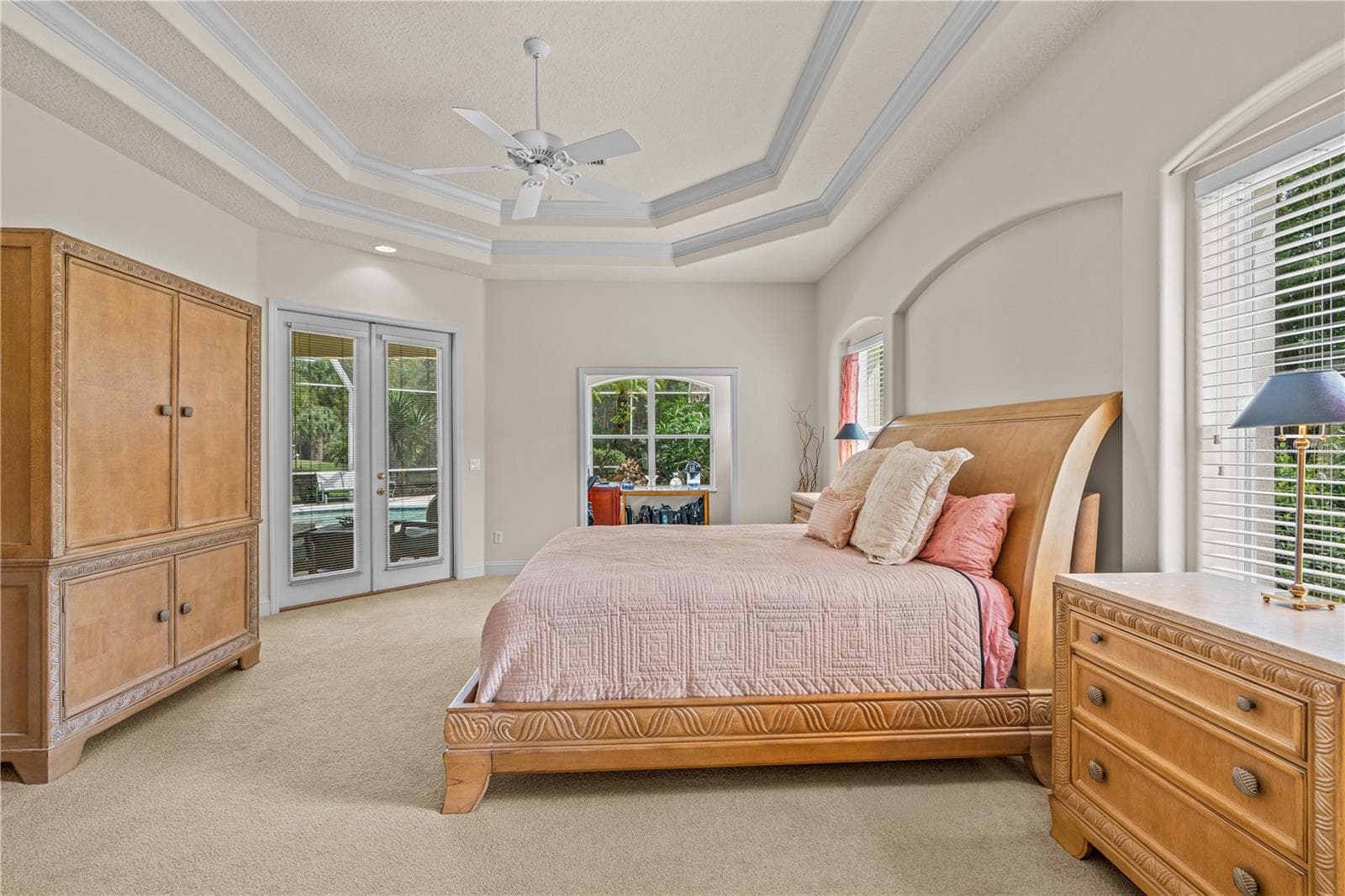 Primary Bedroom Additional View Office Door Open - 1025 W HAMPSTEAD LANE LN, ORMOND BEACH
