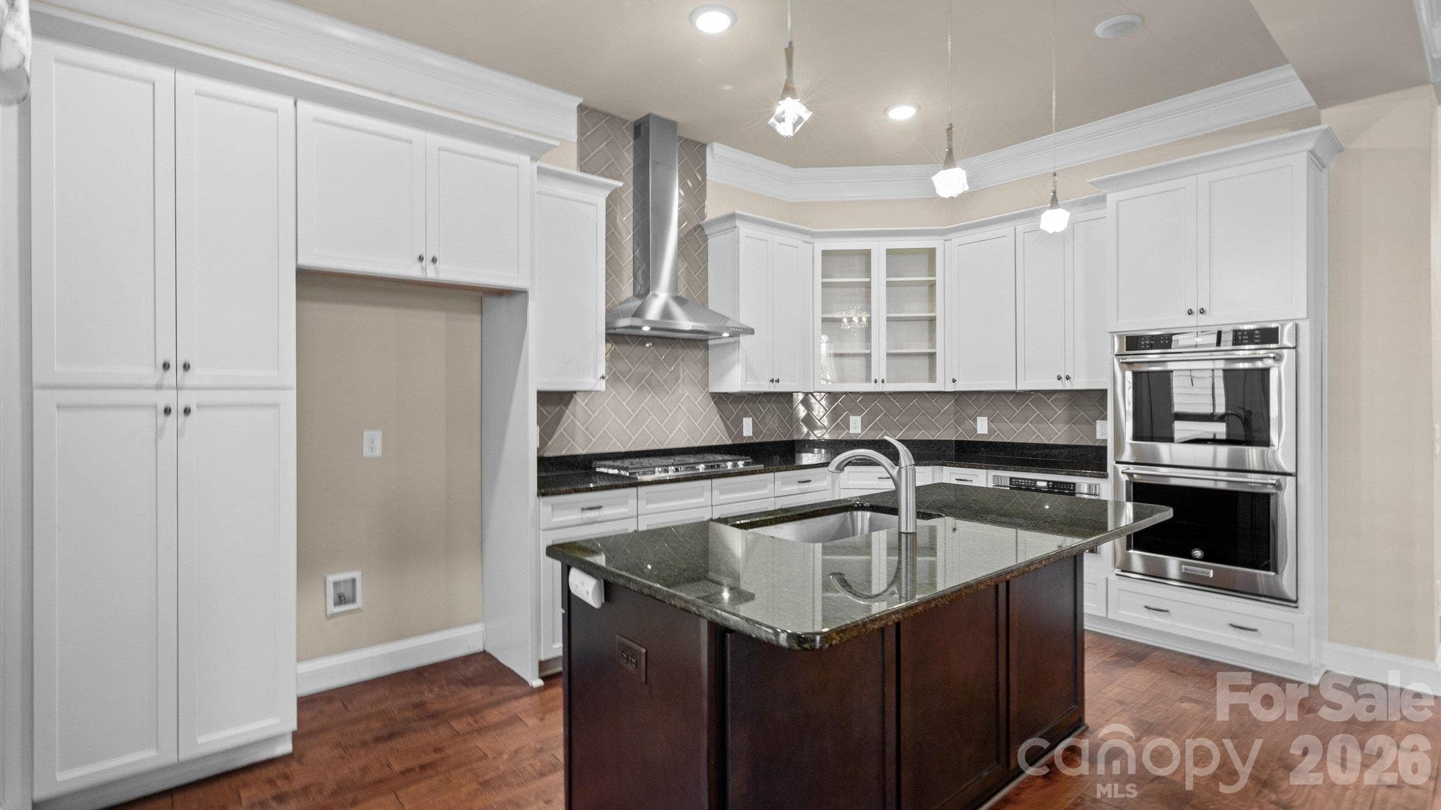 Kitchen offers abundant cabinet and counter space - 2050 Laney Pond Road, Matthews
