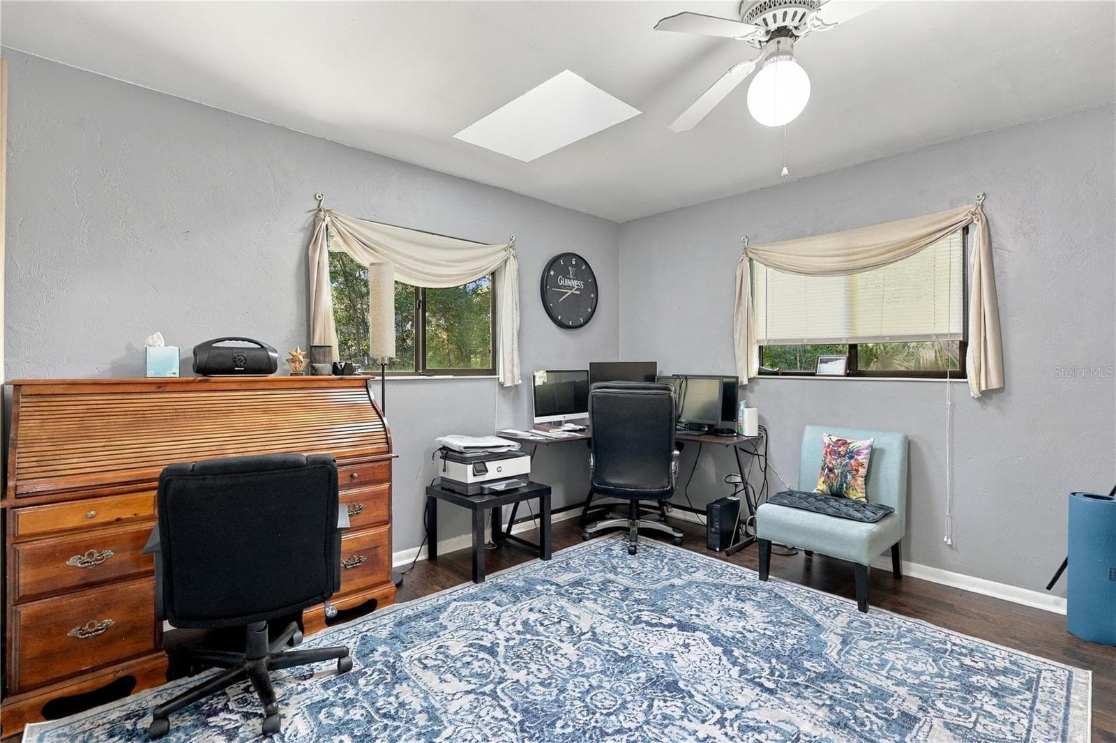 Third Bedroom, 2 Large Windows, Full Murphy Bed Attached to the Right Wall (STAYS), Large Closet. - 92 FOSTER LN, PALM COAST