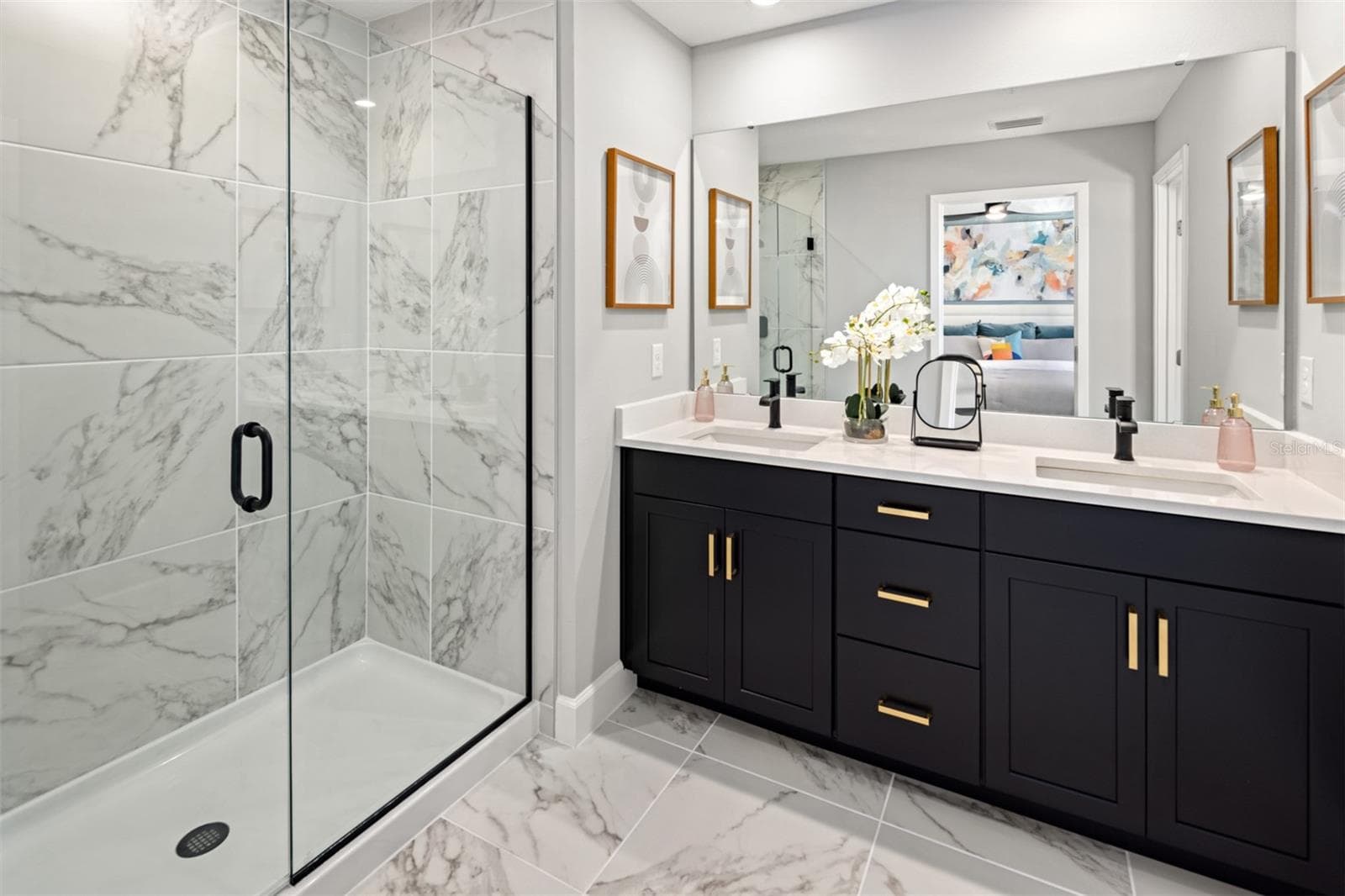 Gardenia Reserve Catalina II Model Primary Bathroom - 2263 NIGHTSHADE GROVE LN, APOPKA