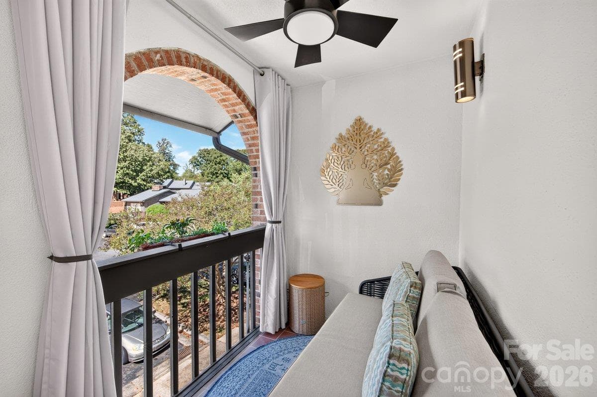 Covered Balcony - 5807 Sharon Road, Charlotte