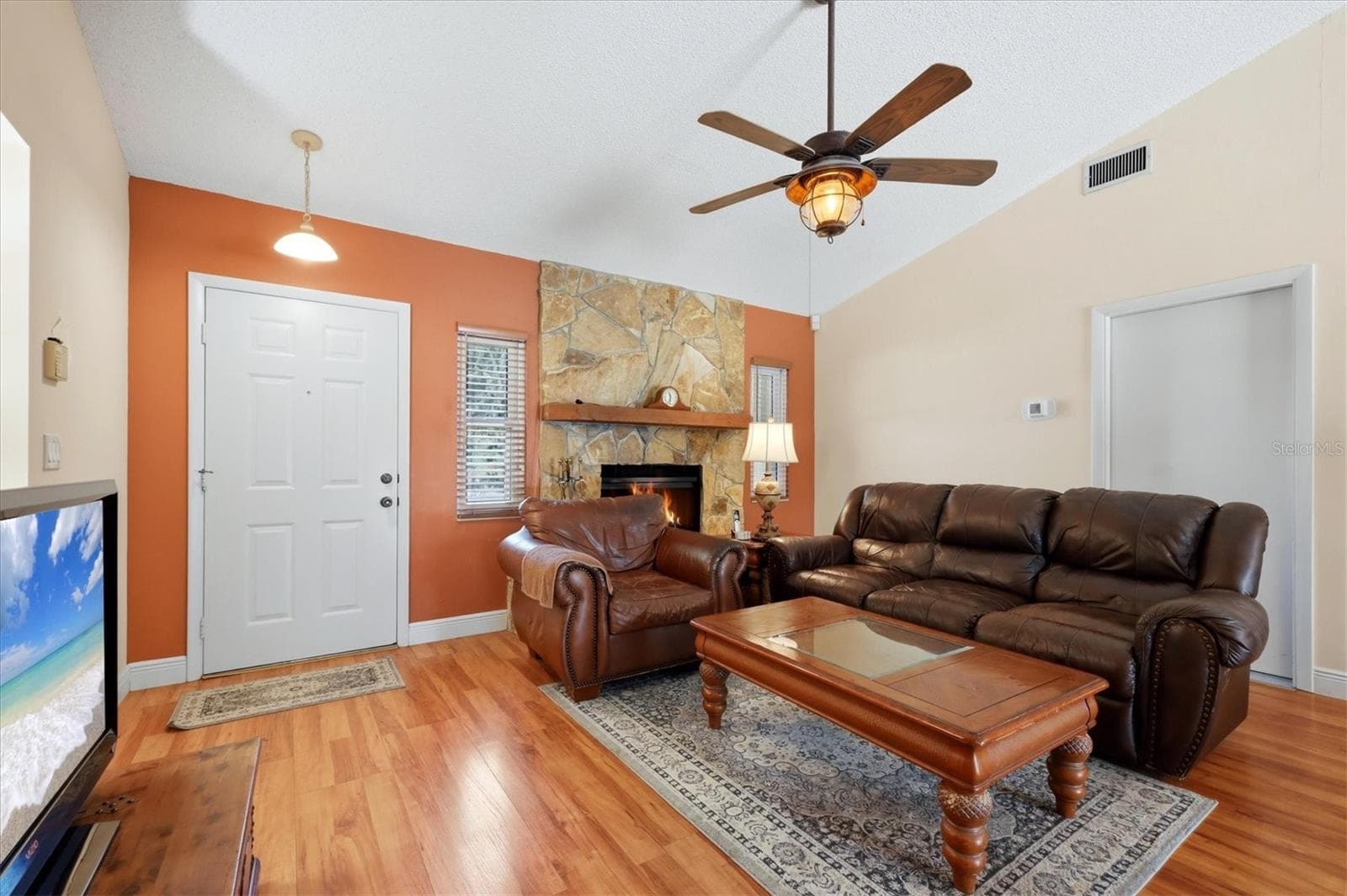 Wood-Burning Fireplace - 4006 75TH TER E, SARASOTA