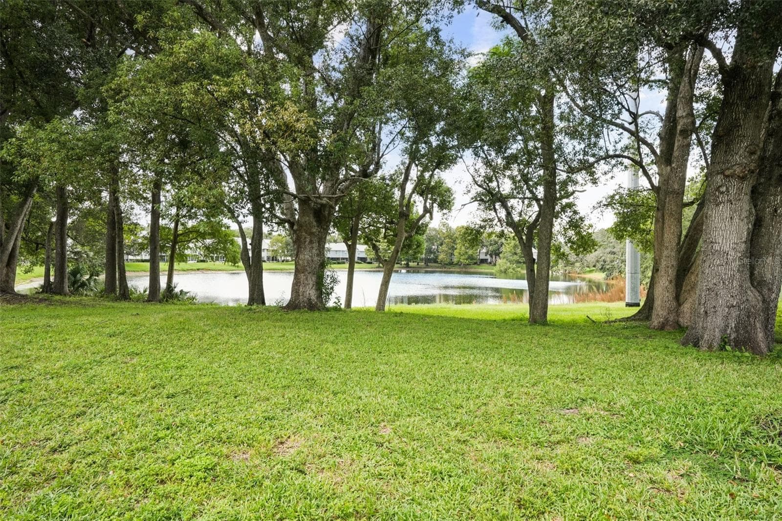Pond view from the patio - 4801 COACHMANS DR DR #3, ORLANDO