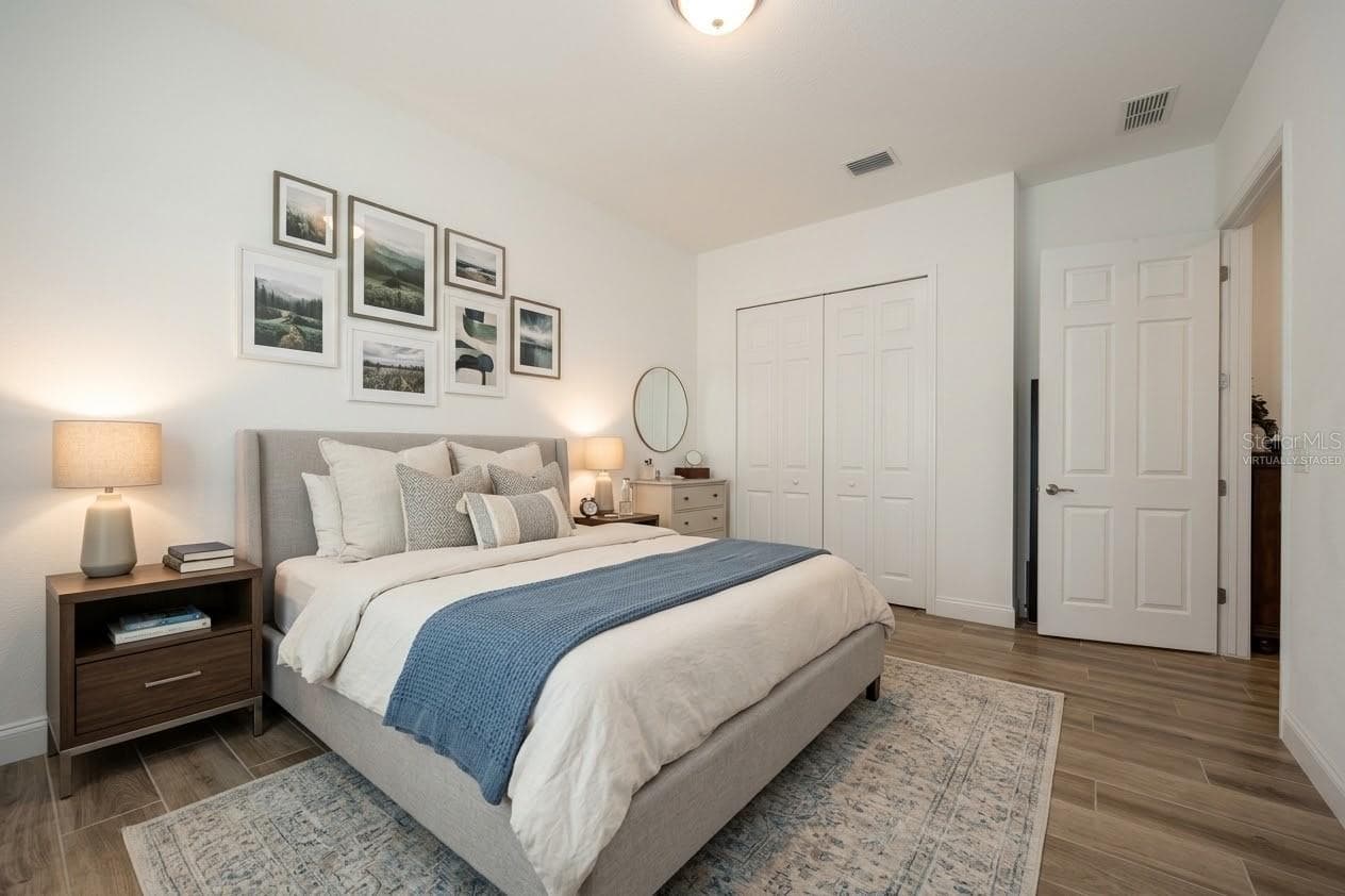 virtually stagedGuest Bedroom. - 3245 BAILEY ANN DR, ORMOND BEACH