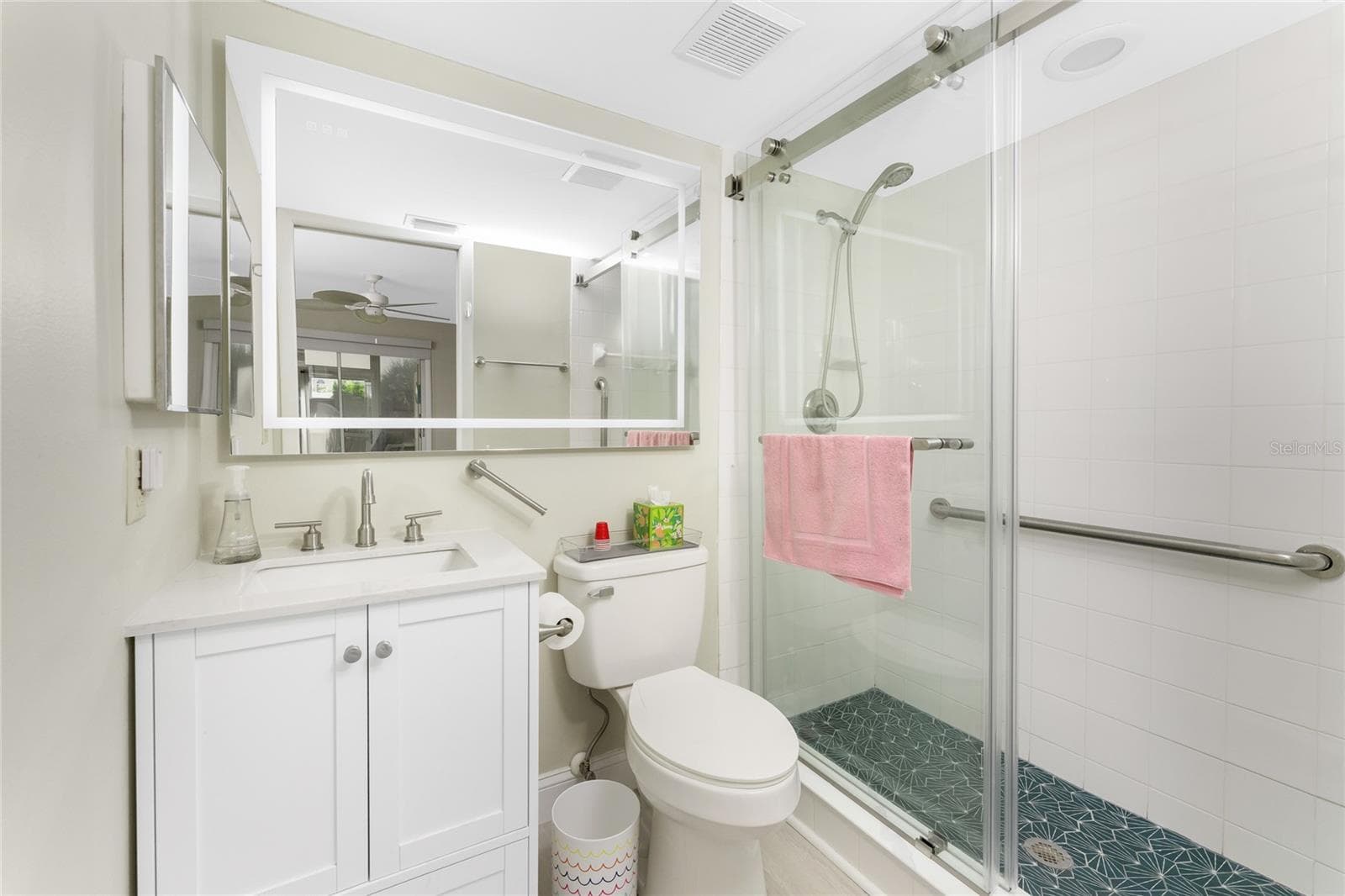 Primary Bath is nicely updated! - 6600 GASPARILLA PINES BLVD ##14-103, ENGLEWOOD