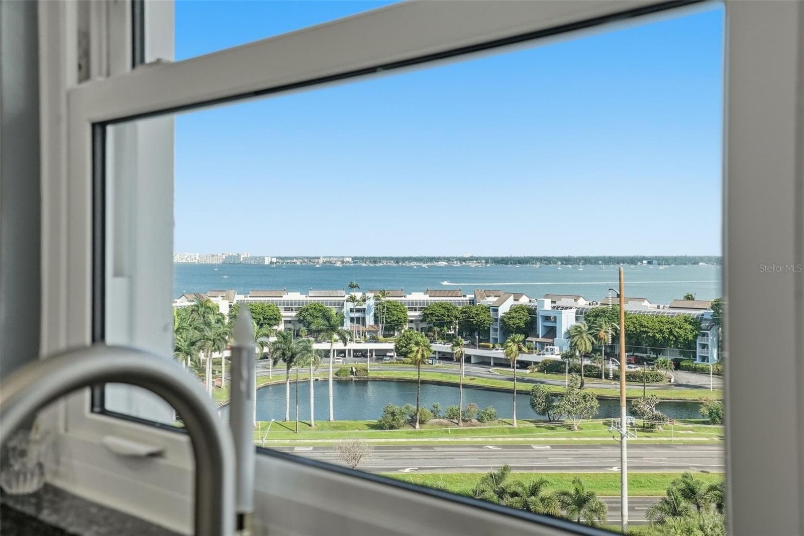 View from kitchen window - 5108 BRITTANY DR S #1008, ST PETERSBURG