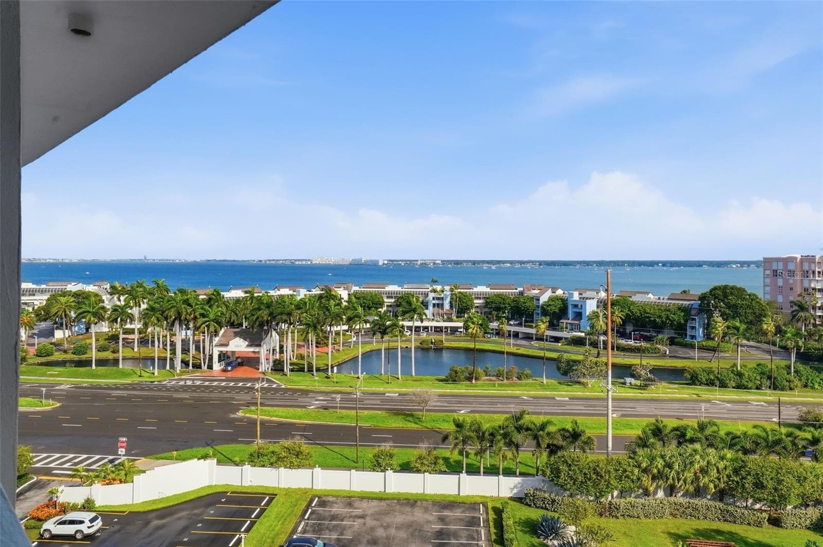 View from the front door entrance - 5108 BRITTANY DR S #1008, ST PETERSBURG