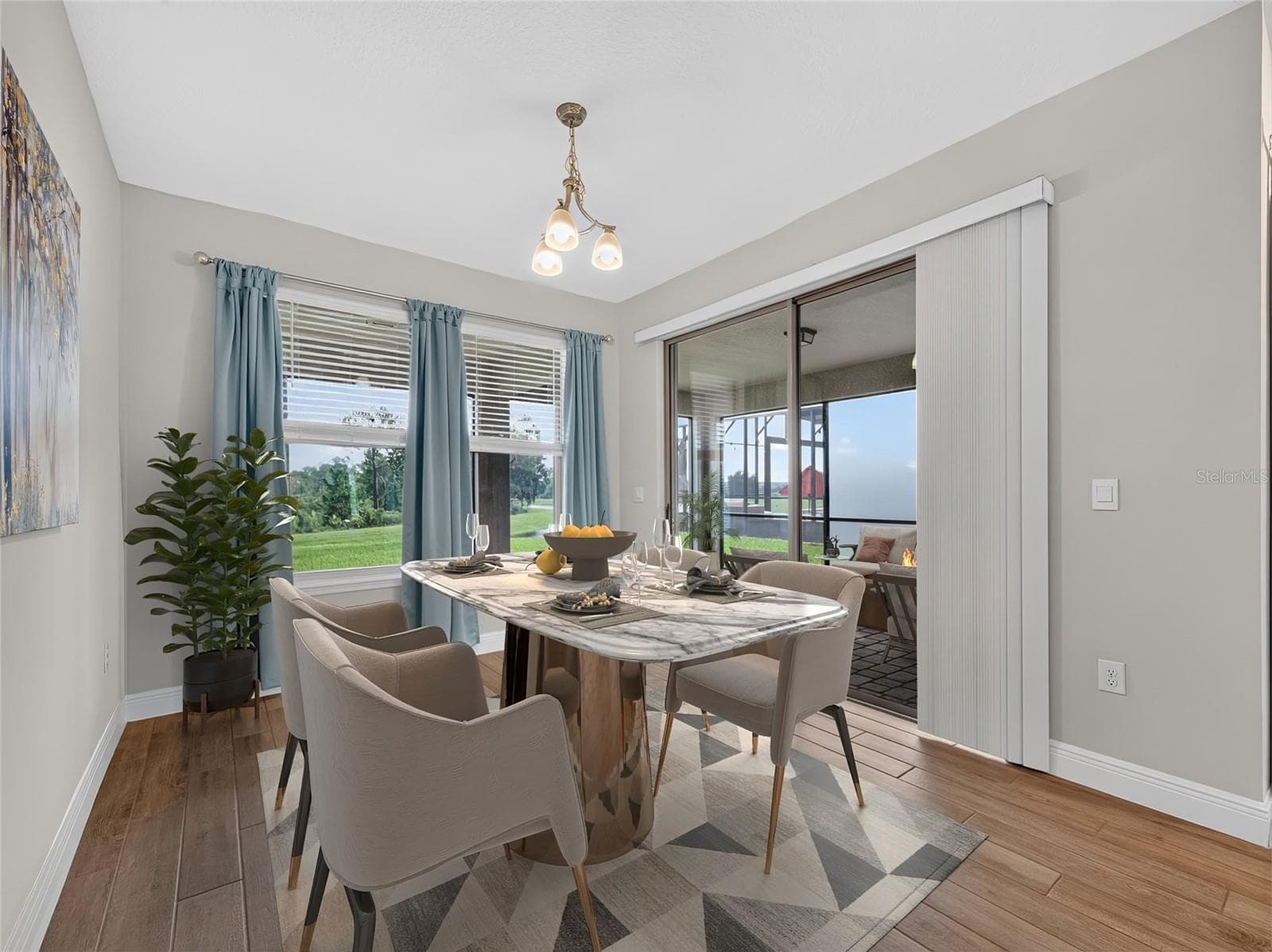 Staged Dining - 9849 LOST CREEK DR, WINTER GARDEN