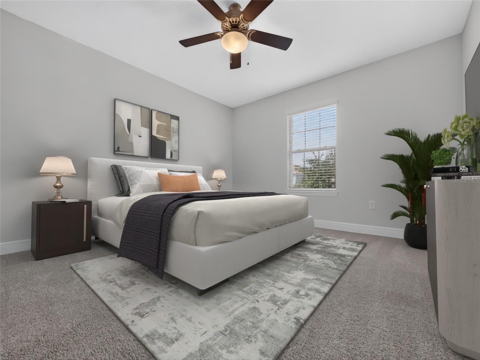 Staged bedroom - 9849 LOST CREEK DR, WINTER GARDEN