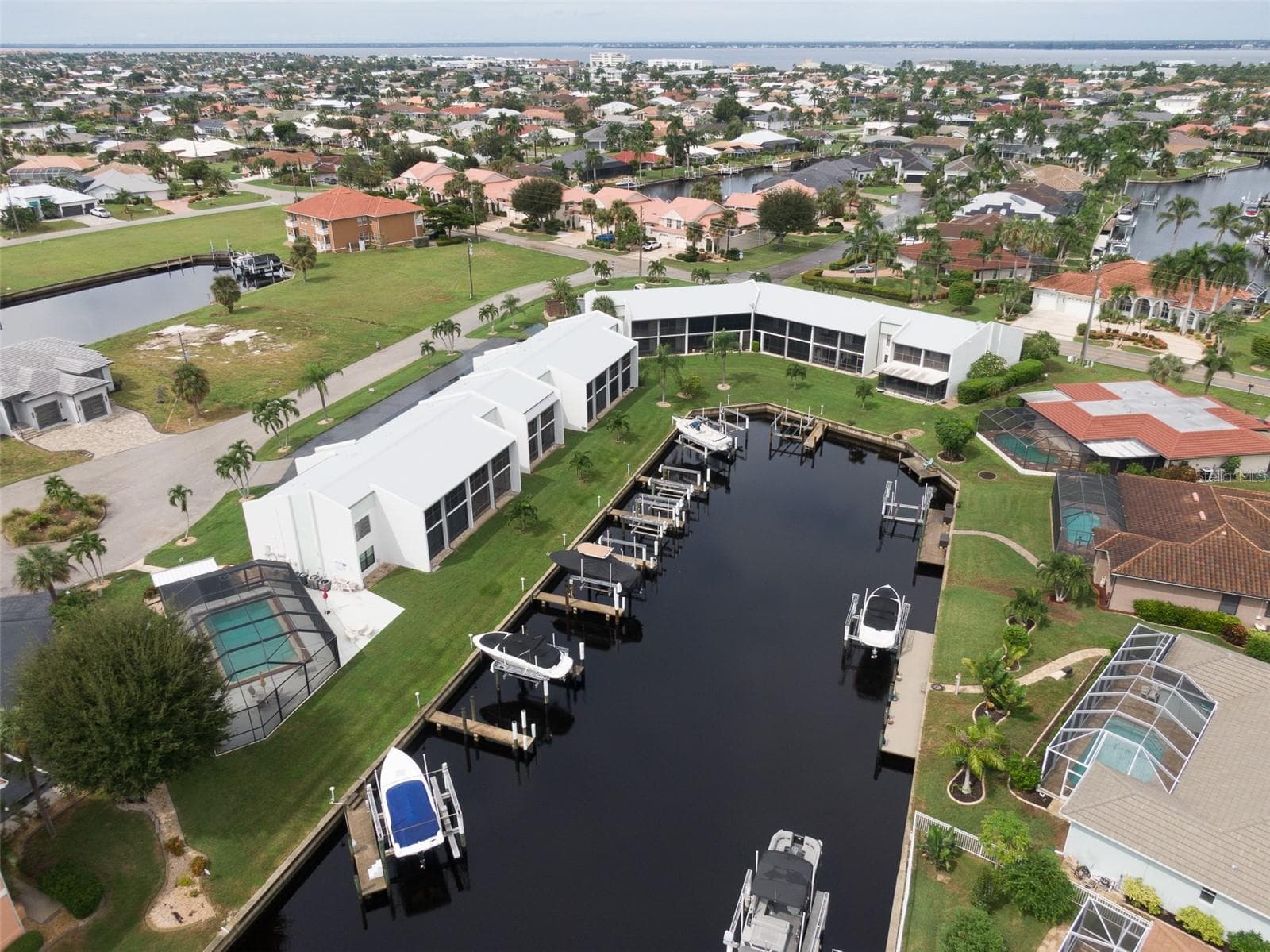 Canal and dock area - 1318 WESLEY DR #124B, PUNTA GORDA
