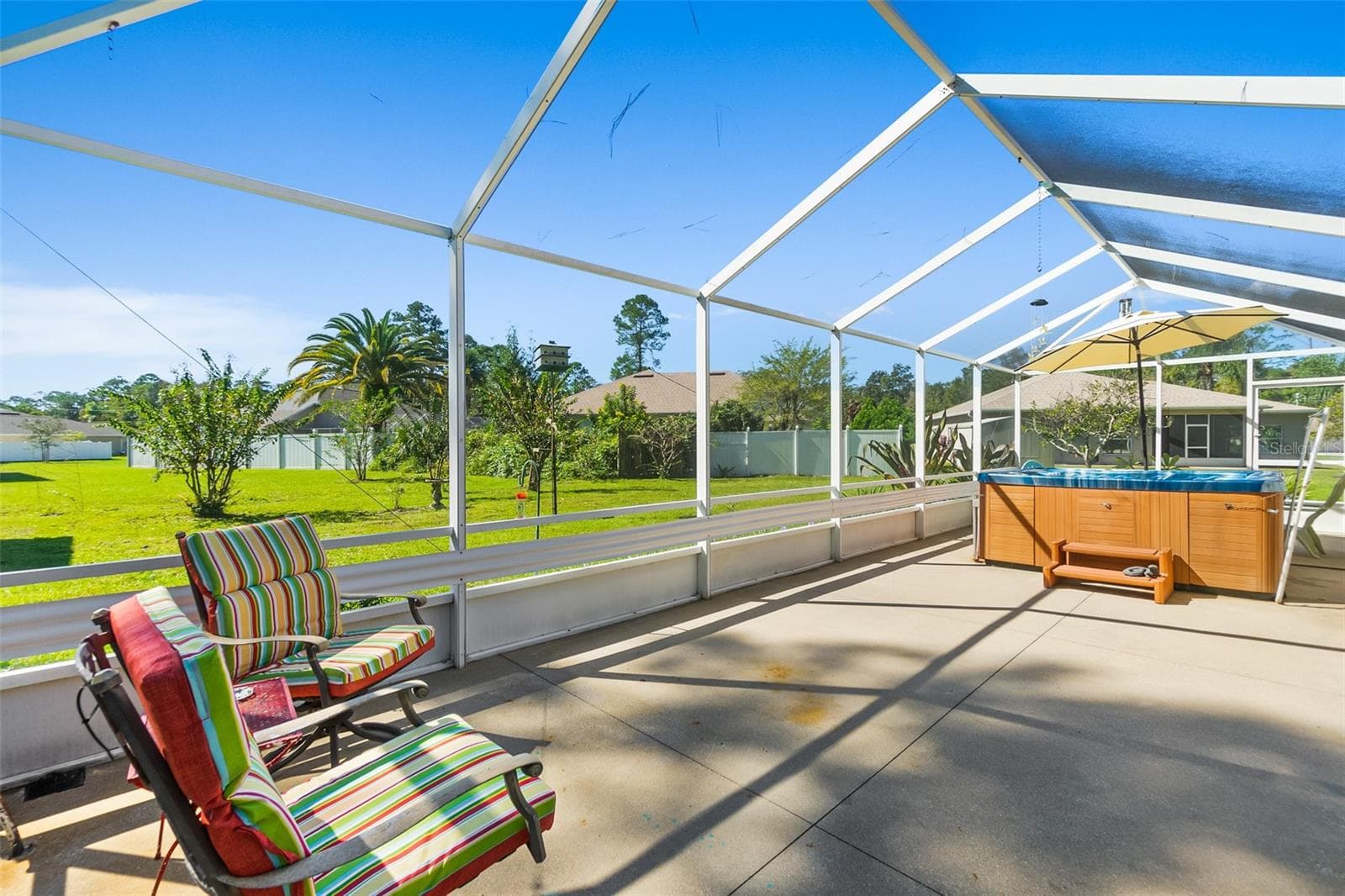 Screened lanai - 4 EASTBURY PL, PALM COAST