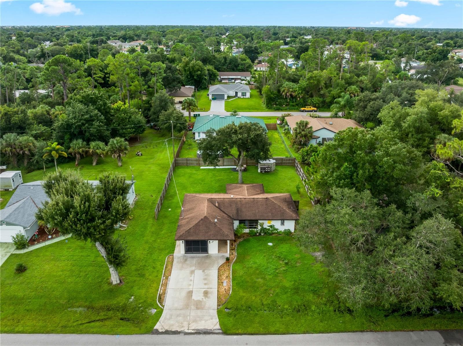 Aerial_20307SilentAve_PortCharlotte_LotView_Wide2.jpg - 20307 SILENT AVE, PORT CHARLOTTE