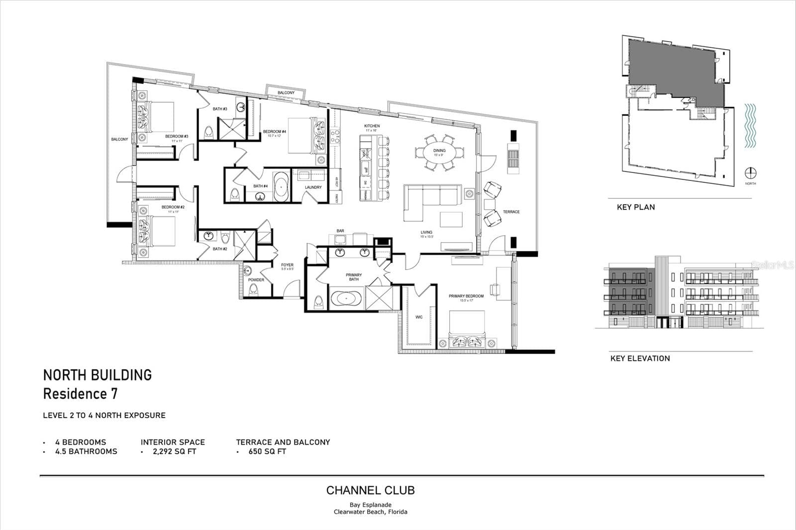 Condominium at 699 BAY ESPLANADE #201, CLEARWATER, photo 3 of 23