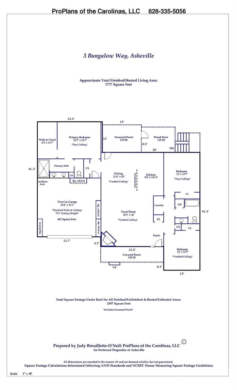 Single Family Residence at 3 Bungalow Way, Asheville, photo 6 of 47