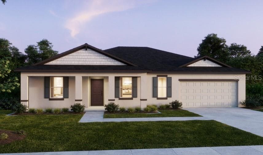 Artist Rendering at Dusk - 15163 SCAUP DUCK AVE, WEEKI WACHEE