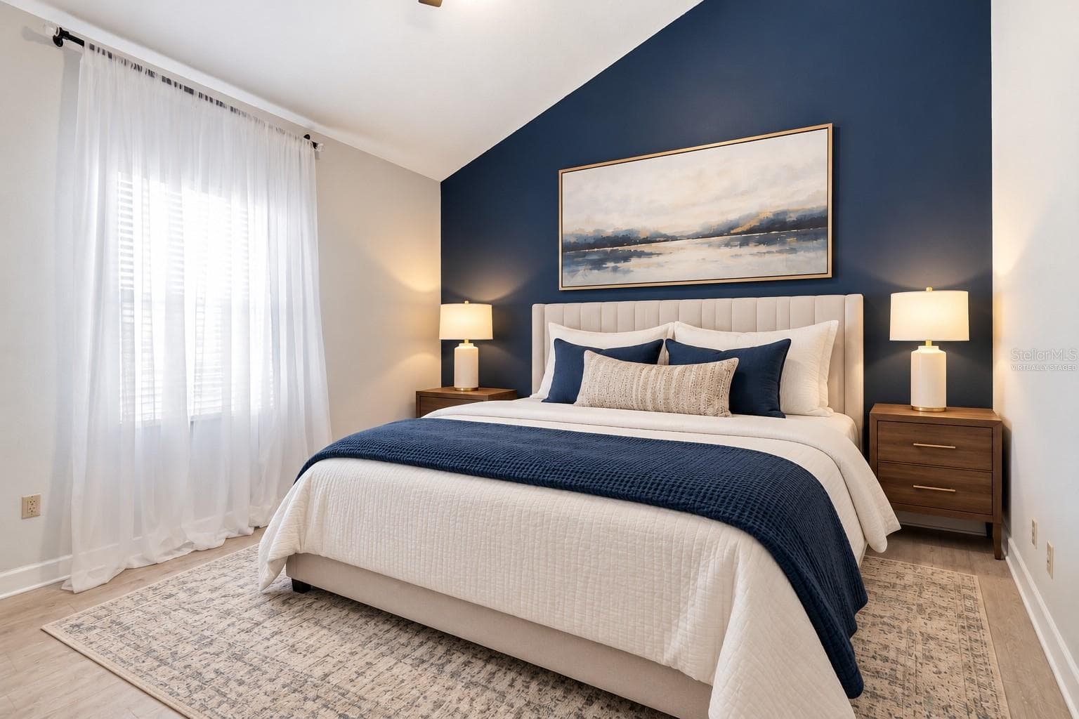 Bedroom—Virtually Staged - 19930 DOLORES ANN CT, LUTZ