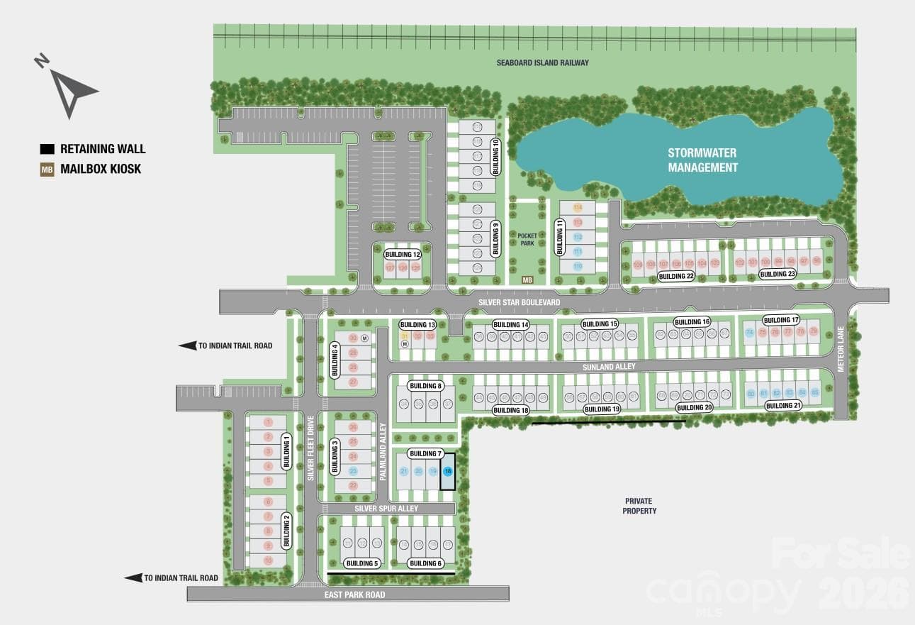 509 Silver Spur Alley Sitemap - 509 Silver Spur Alley, Indian Trail
