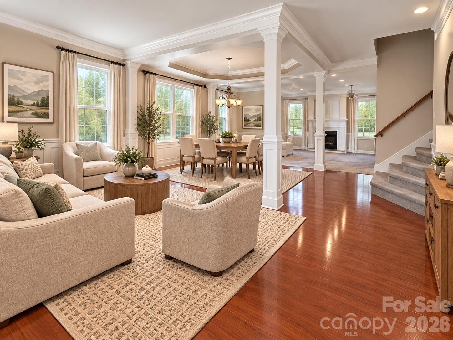 Entering from front door Virtually Staged - 7041 Carnwarth Lane, Indian Land