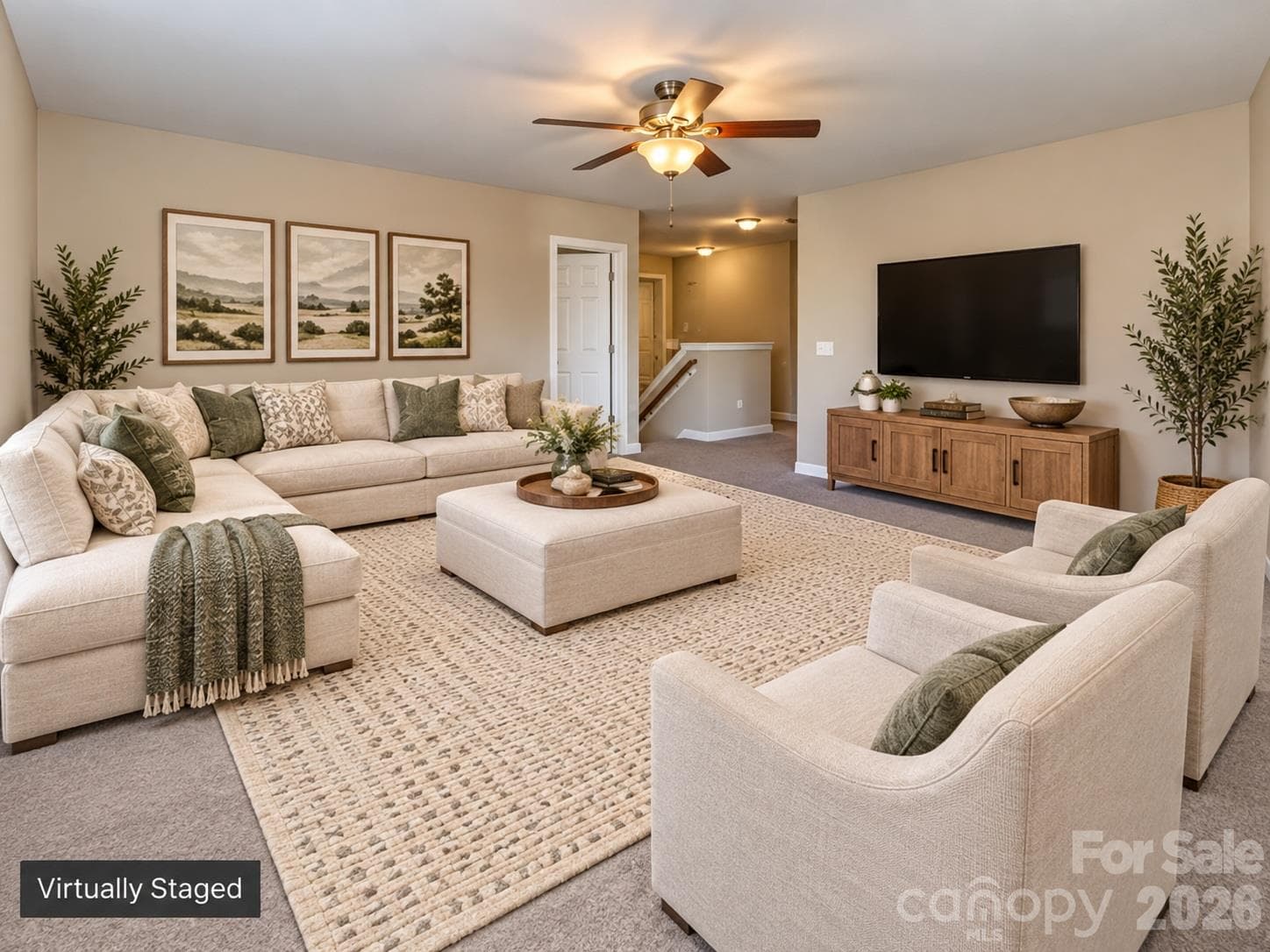 Bonus Room 2nd Floor Virtually Staged - 7041 Carnwarth Lane, Indian Land