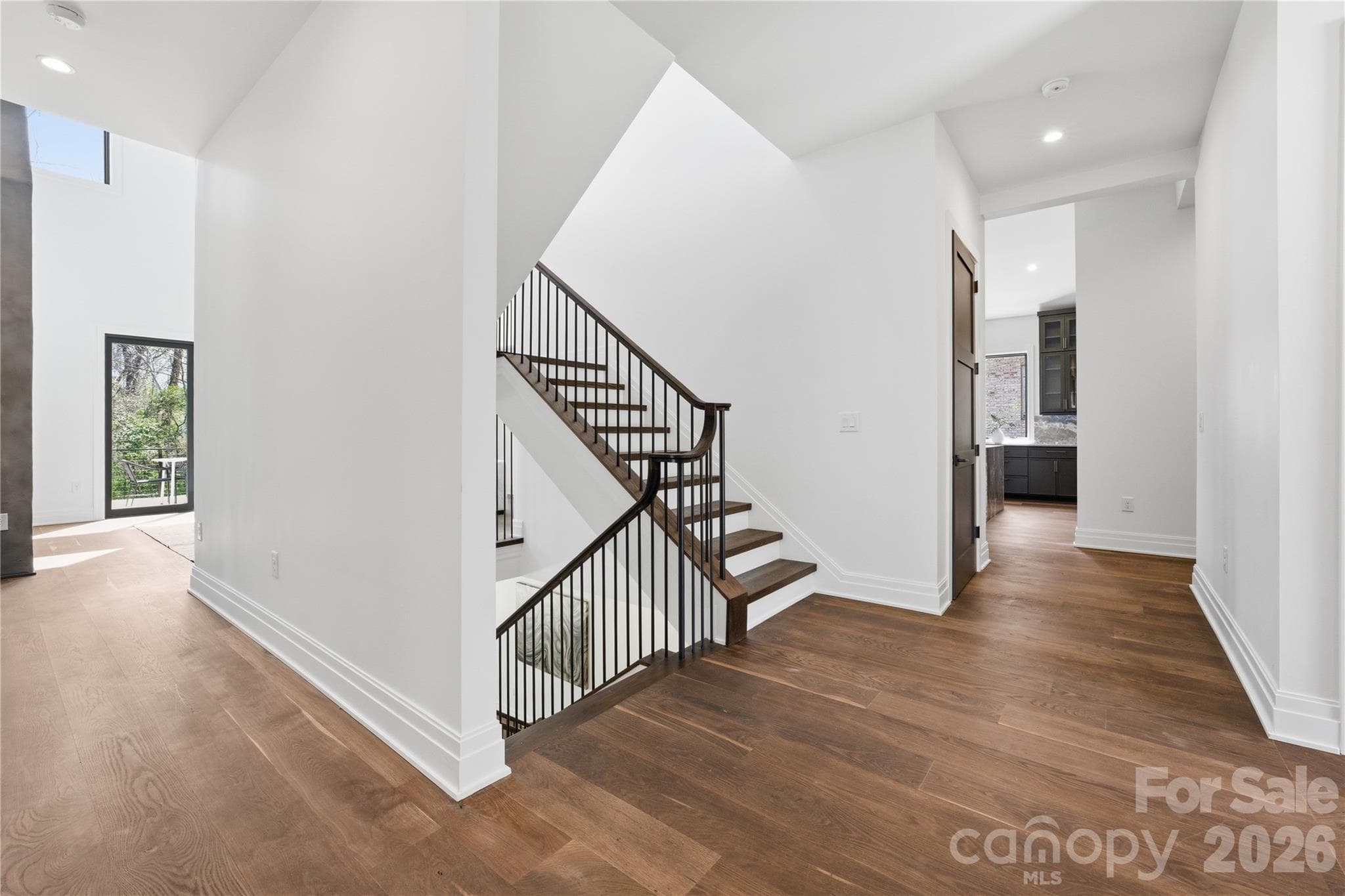 Main Hall & Staircase - 1423 S Wendover Road, Charlotte