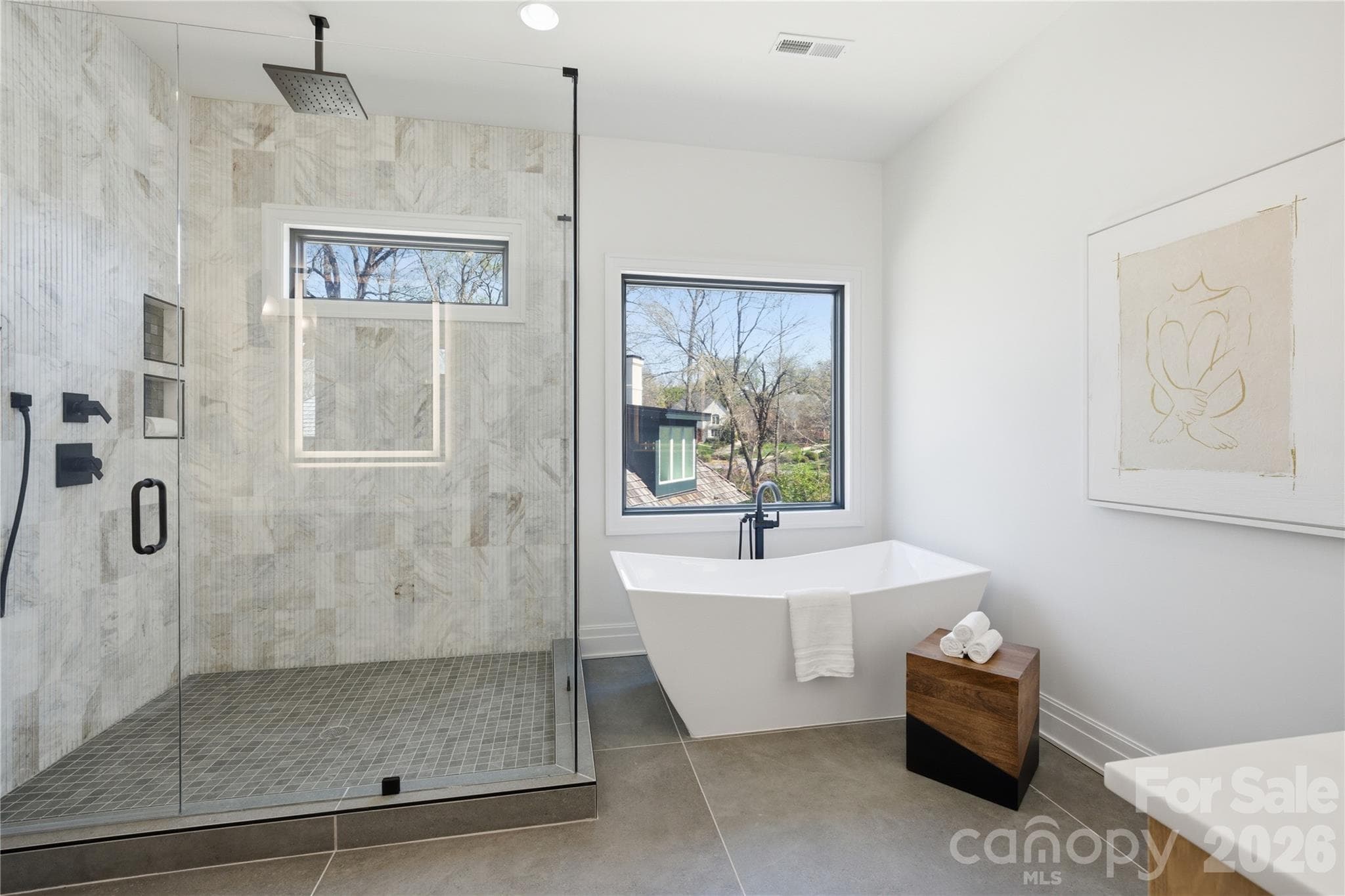 Primary Bathroom - 1423 S Wendover Road, Charlotte
