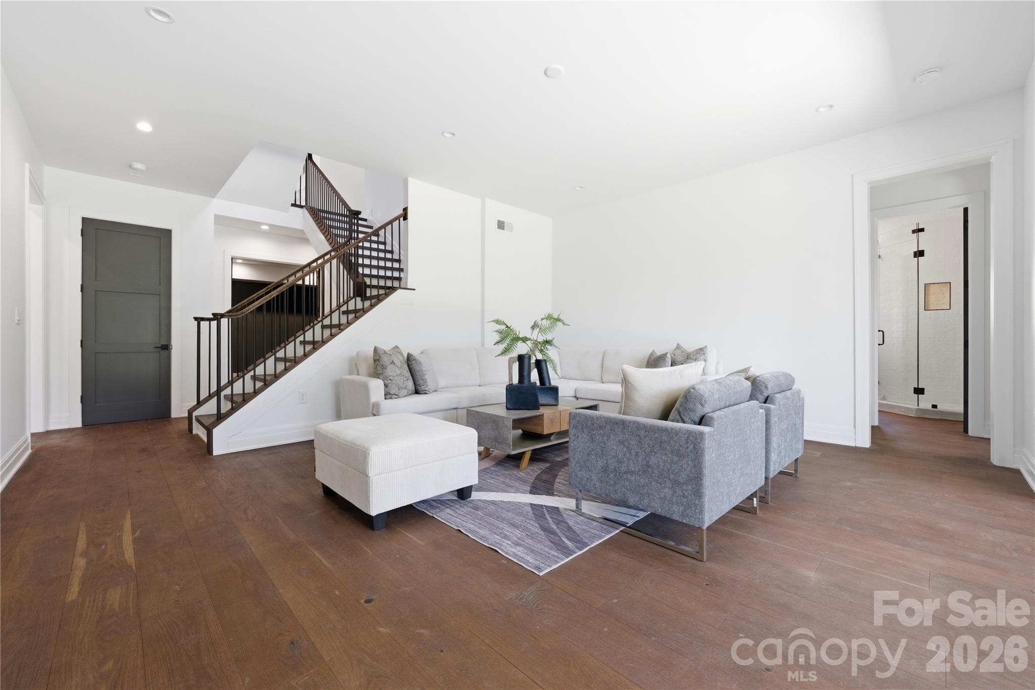 Lower Level Family Room - 1423 S Wendover Road, Charlotte