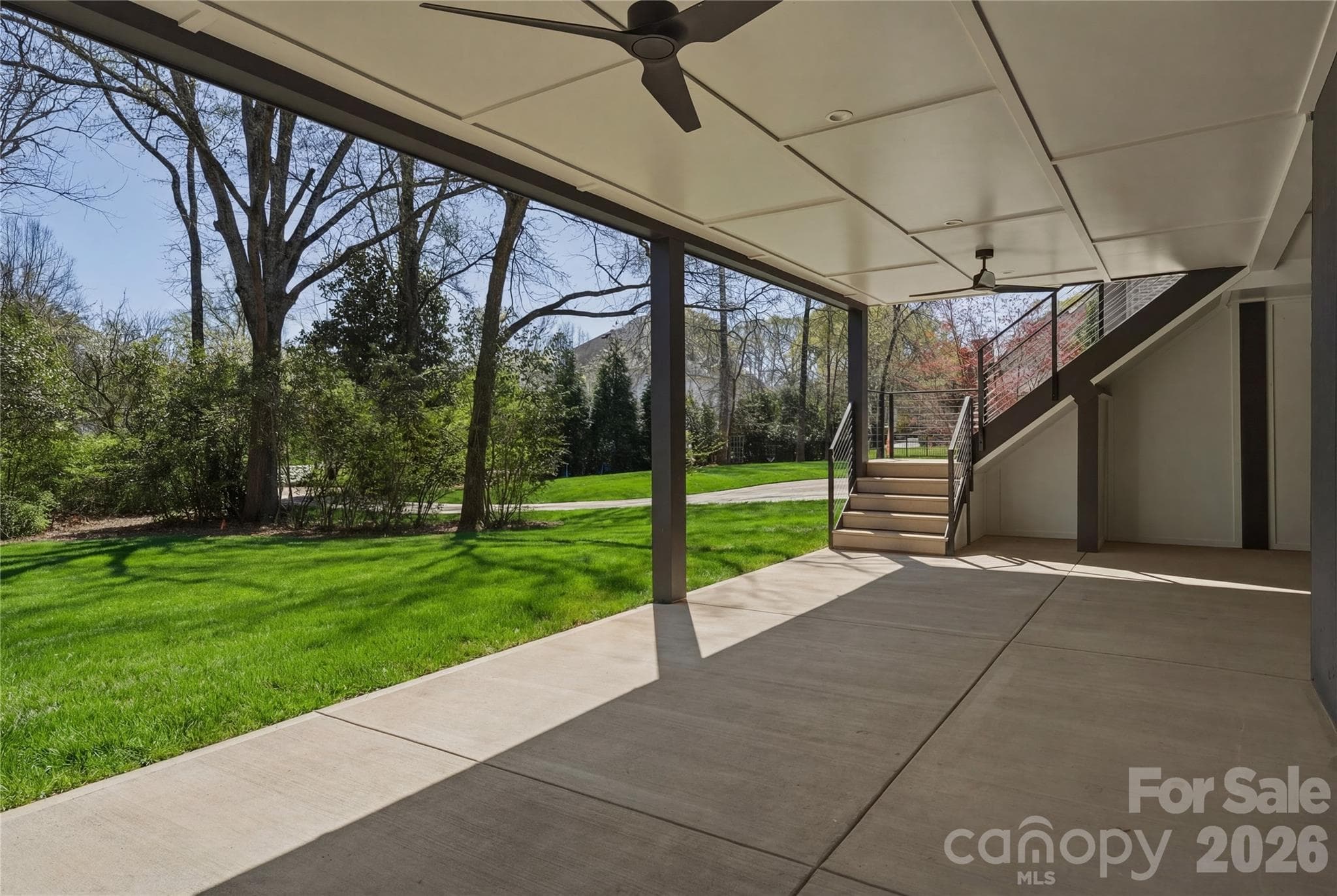 Covered Patio - 1423 S Wendover Road, Charlotte