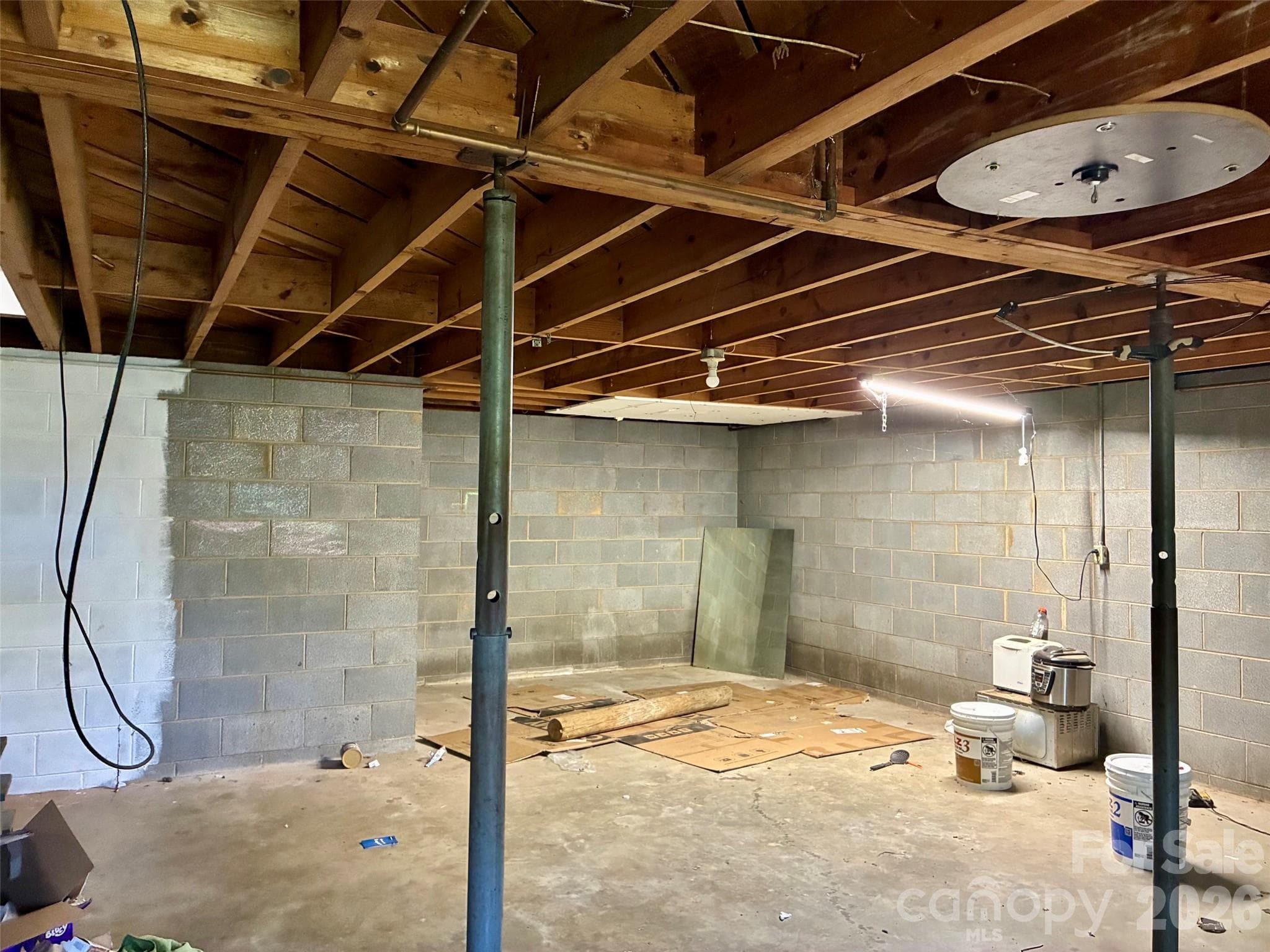 Unfinished Basement - 110 Poteat Drive, Morganton