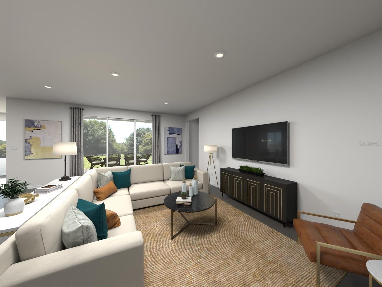 Photo is not of the actual home, but is an inspirational photo of builder’s model home and may depict options, furnishings, and/or decorator features that are not included. - 43 GARNI DR, PALM COAST