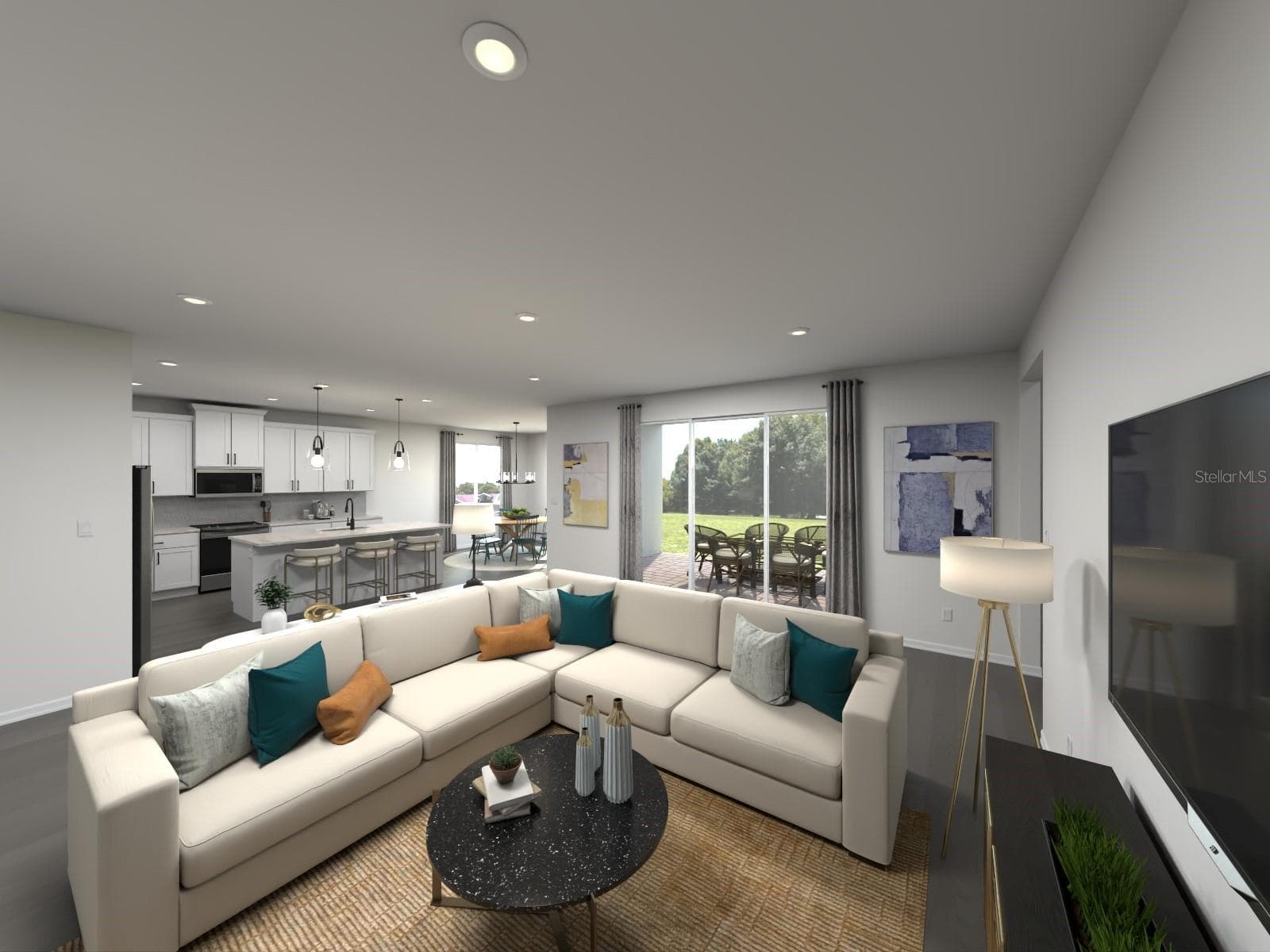 Photo is not of the actual home, but is an inspirational photo of builder’s model home and may depict options, furnishings, and/or decorator features that are not included. - 43 GARNI DR, PALM COAST