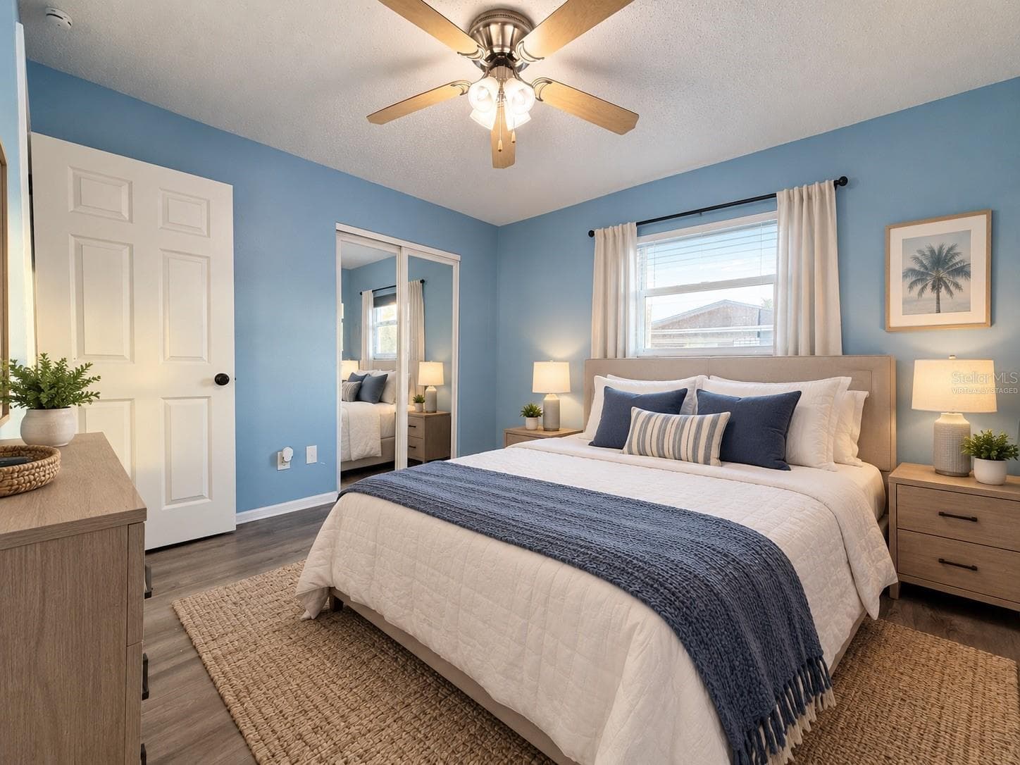 Primary Bedroom - Virtually Staged - 926 EVERETT ST, LAKE ALFRED