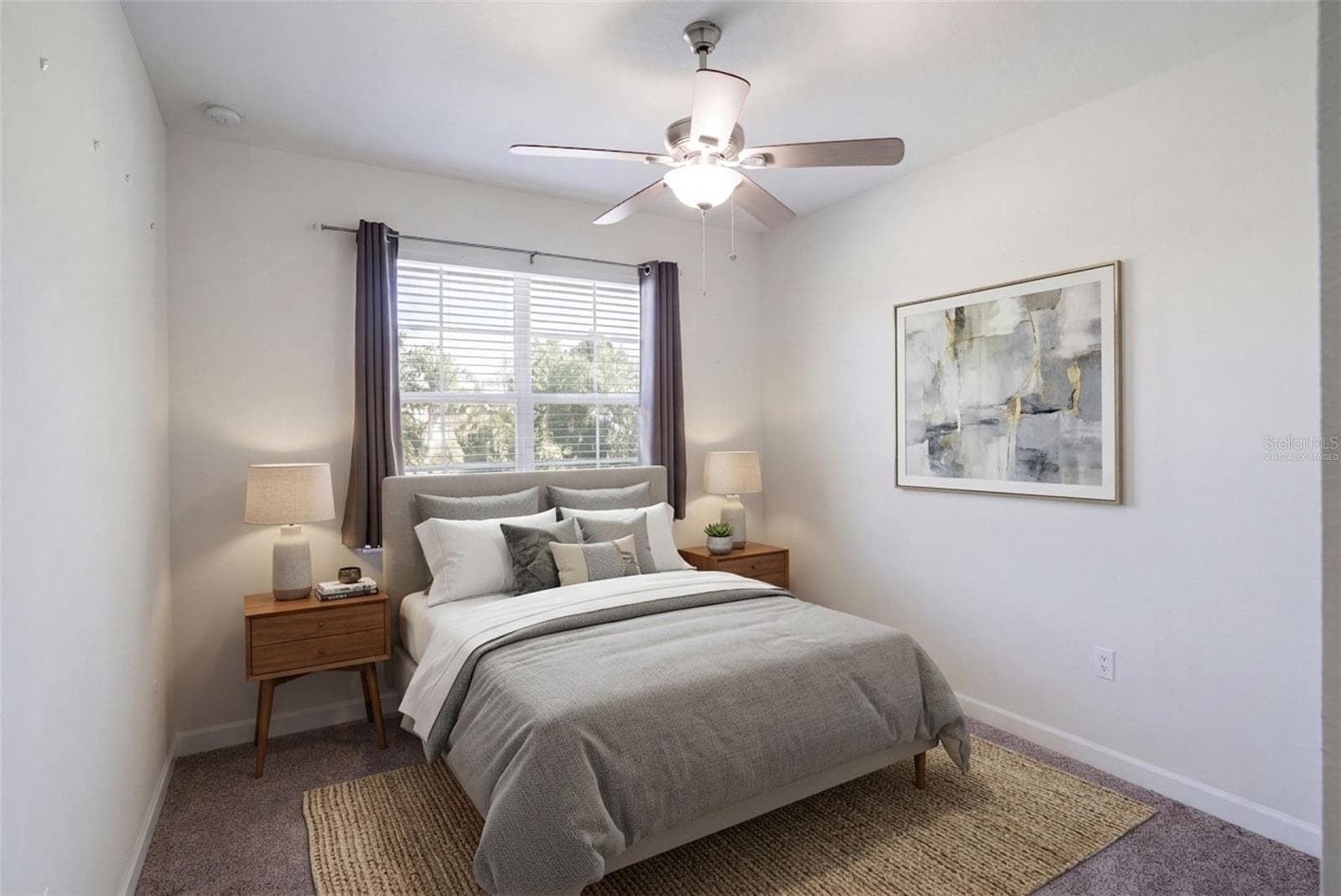 Virtually staged bedroom 2 - 3516 KINLEY BROOKE LN, CLERMONT