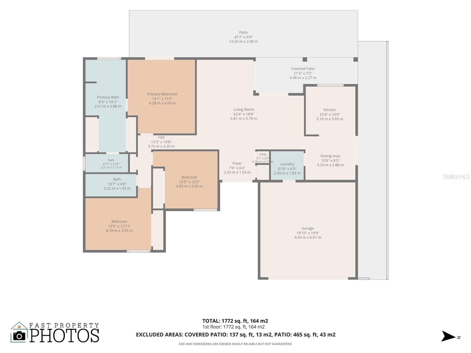 Floor Plan provided by the photographer - 5440 SW 155TH CT, MIAMI