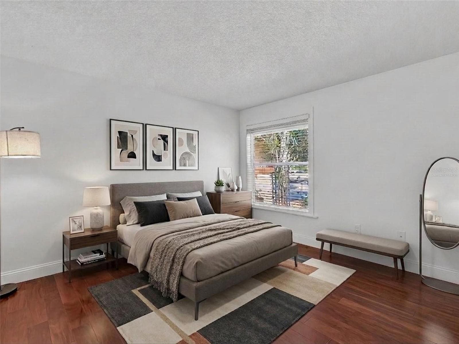 Virtually Staged Bedroom Three - 5440 SW 155TH CT, MIAMI